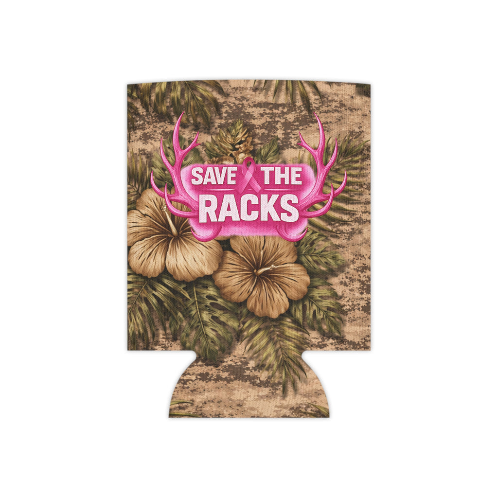 Can Cooler — "Save the Racks" Floral Camo Beverage Holder