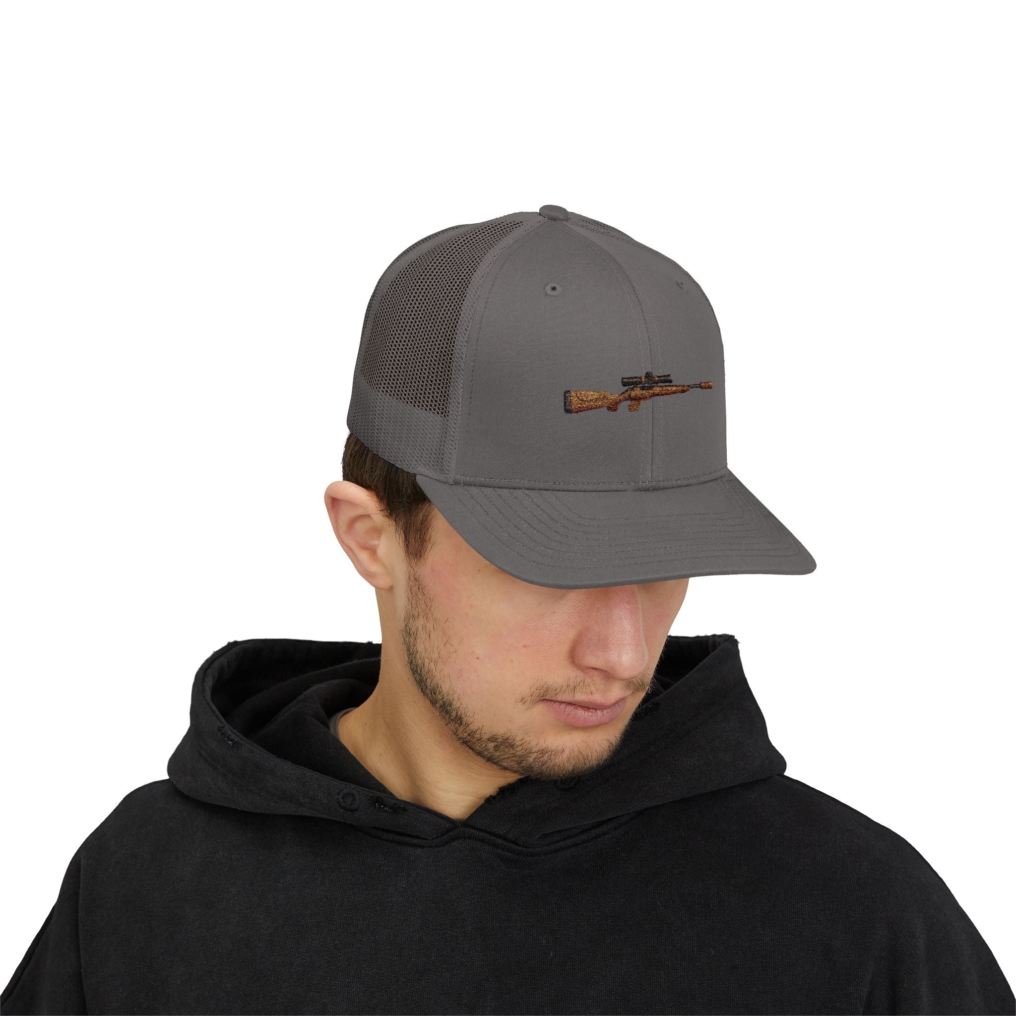 Rifle Silhouette Trucker Cap