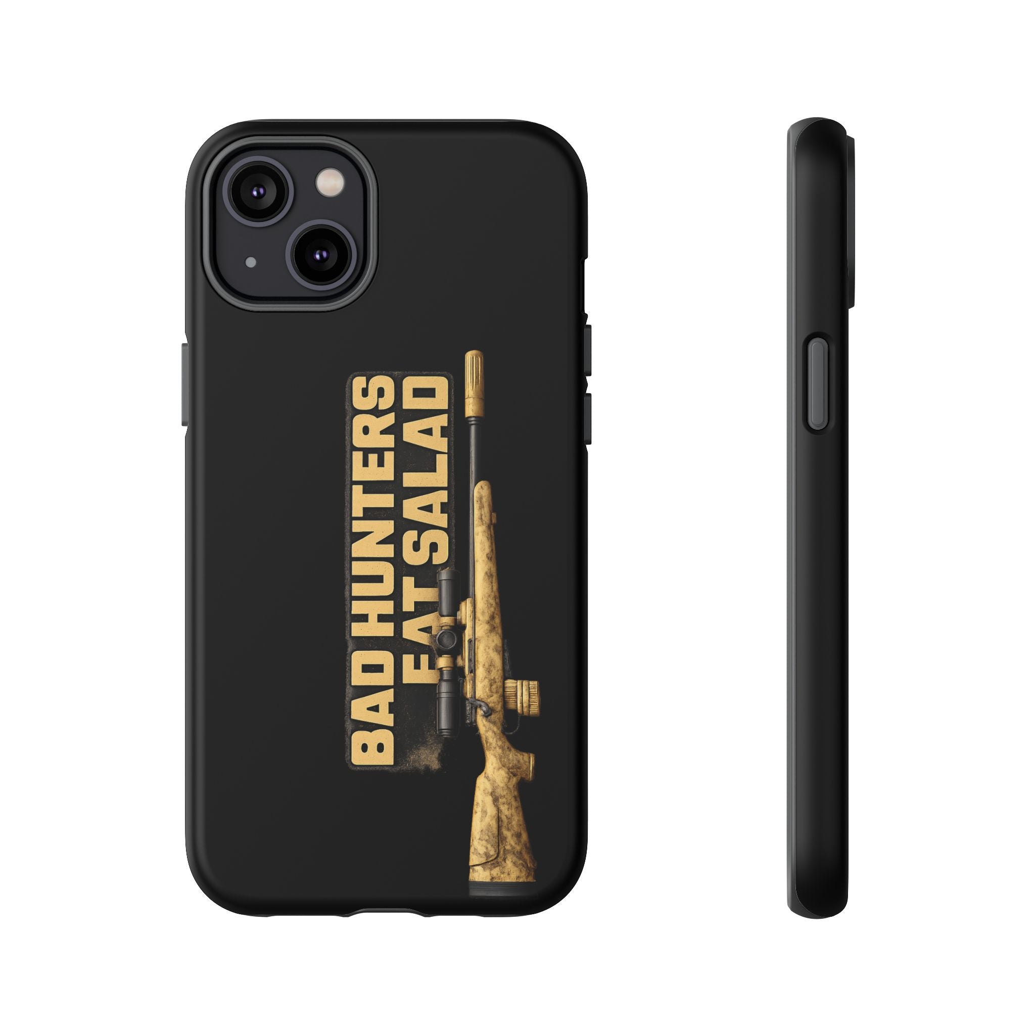 "Bad Hunters Eat Salad" Rifle Graphic Rugged Protective Cover