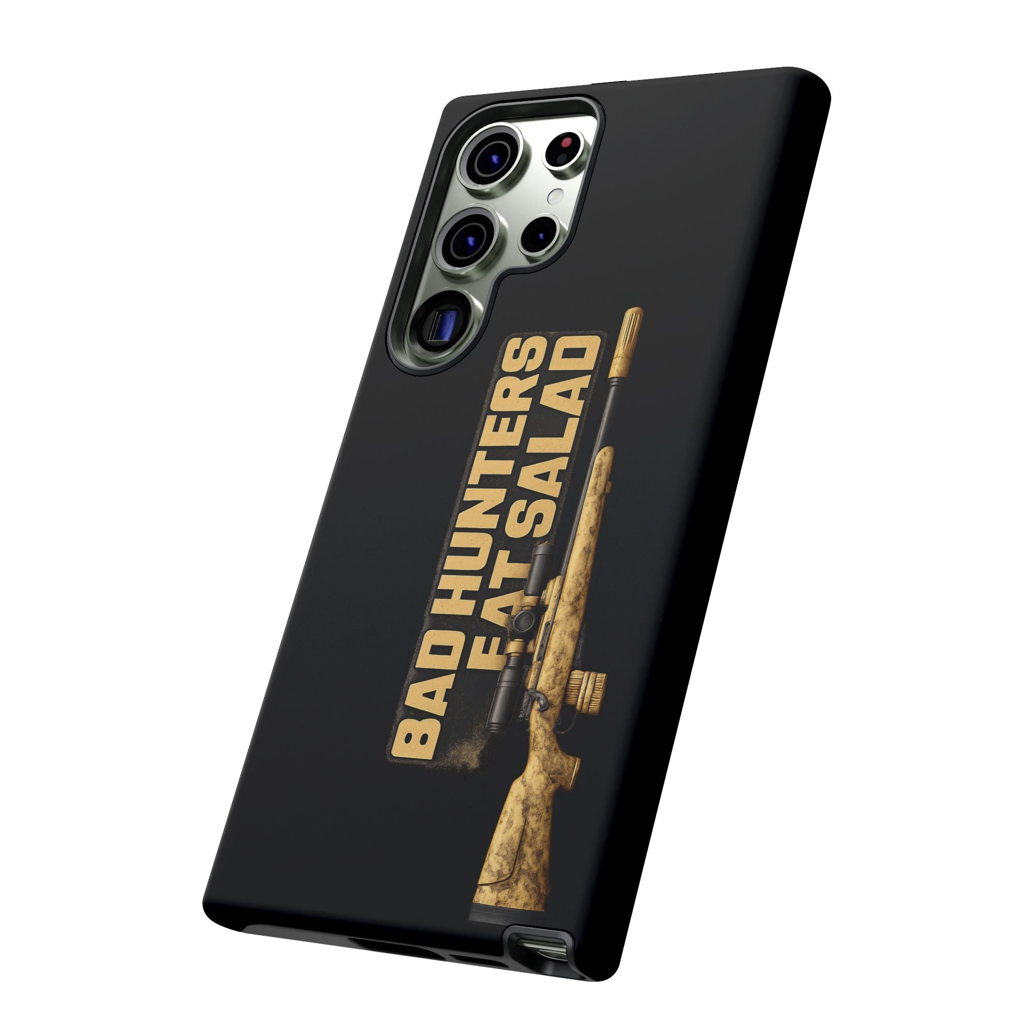 "Bad Hunters Eat Salad" Rifle Graphic Rugged Protective Cover