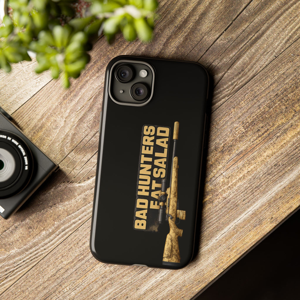 "Bad Hunters Eat Salad" Rifle Graphic Rugged Protective Cover