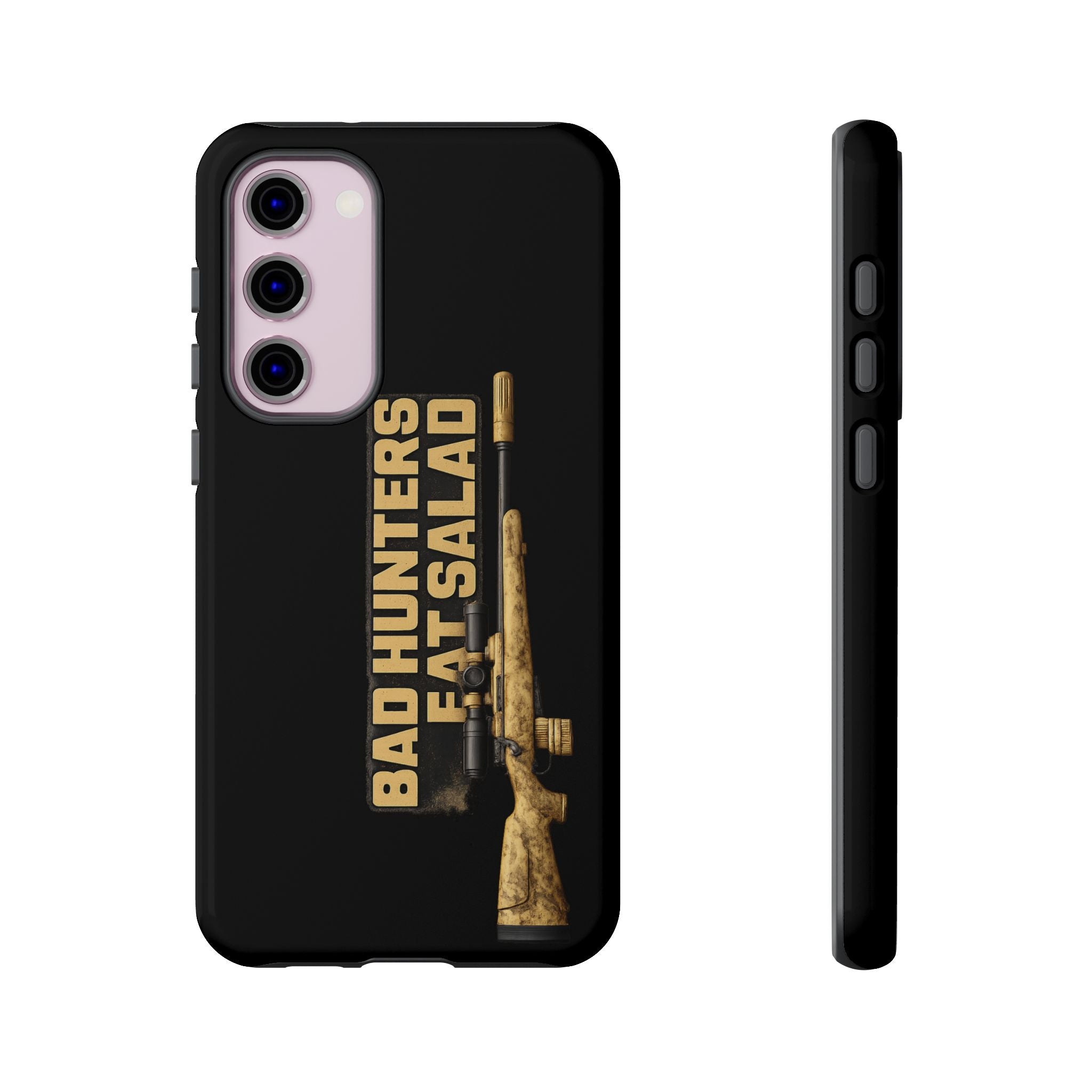 "Bad Hunters Eat Salad" Rifle Graphic Rugged Protective Cover