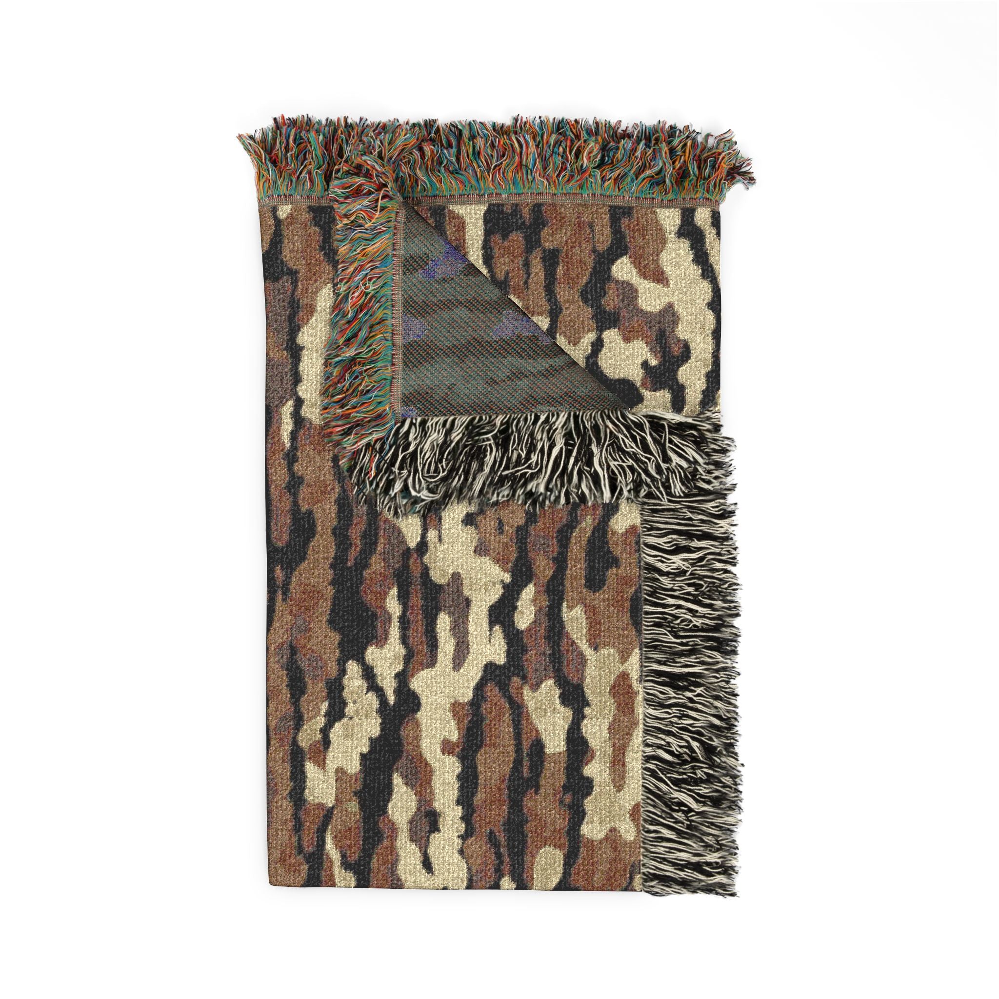 Camouflage Woven Blanket