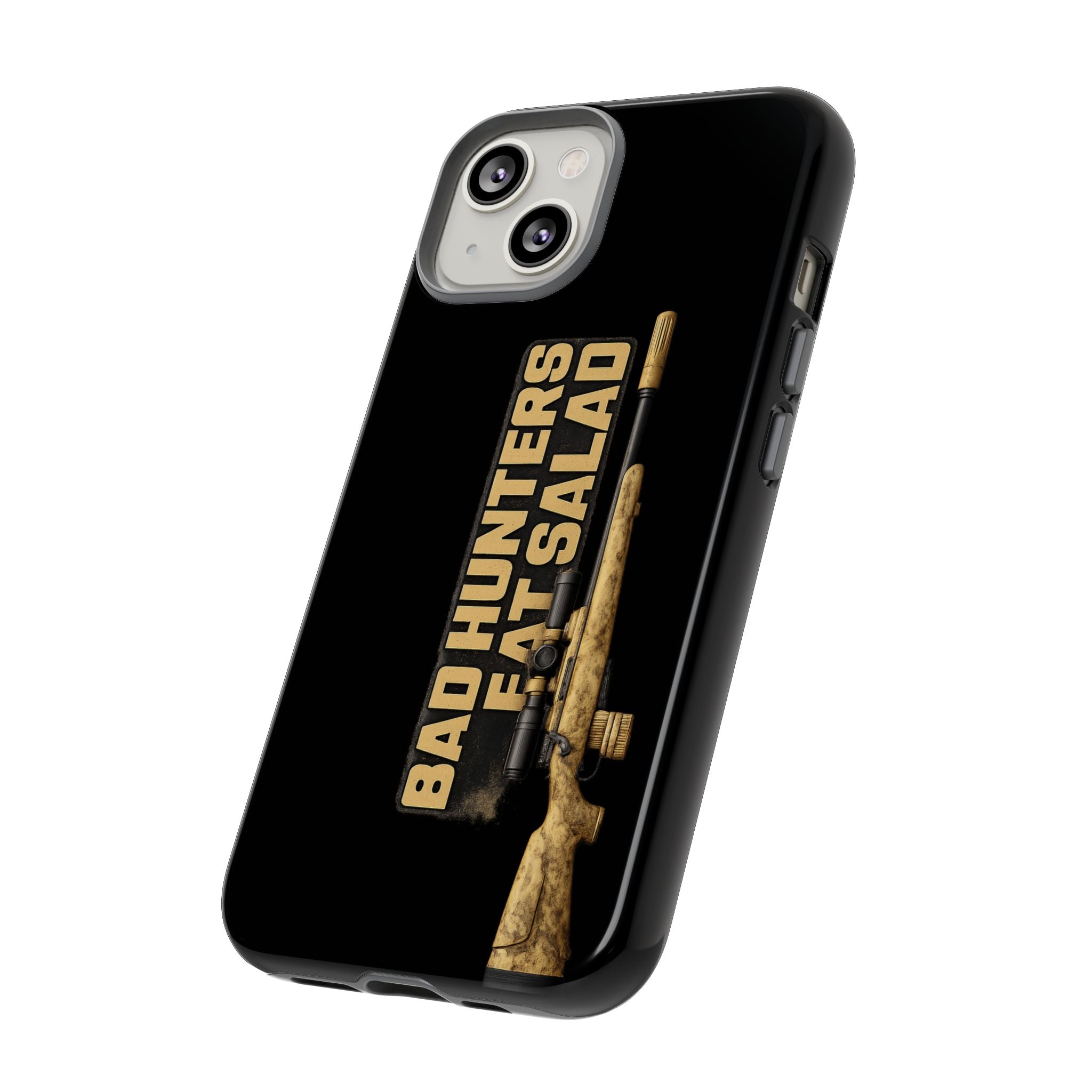 "Bad Hunters Eat Salad" Rifle Graphic Rugged Protective Cover