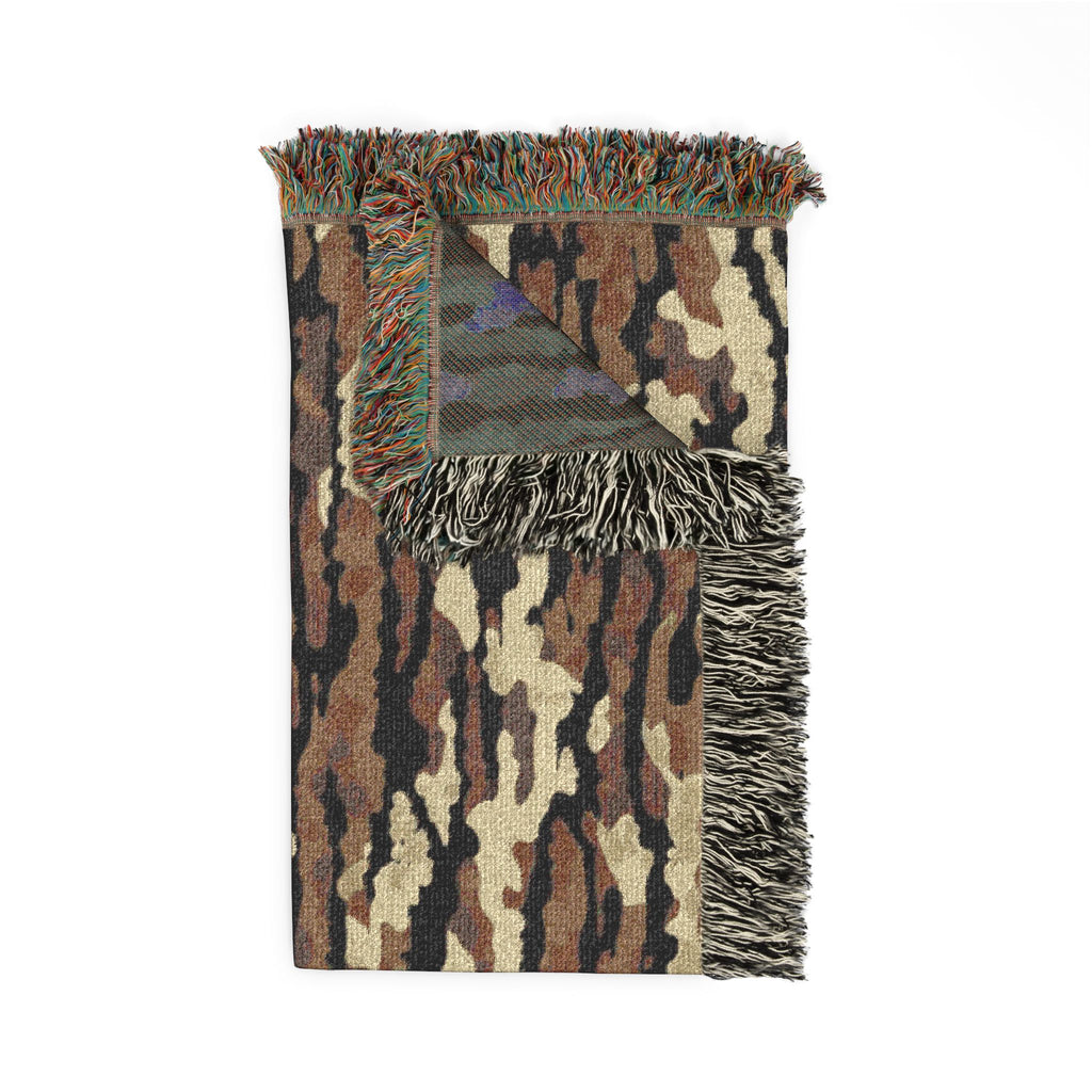 Camouflage Woven Blanket