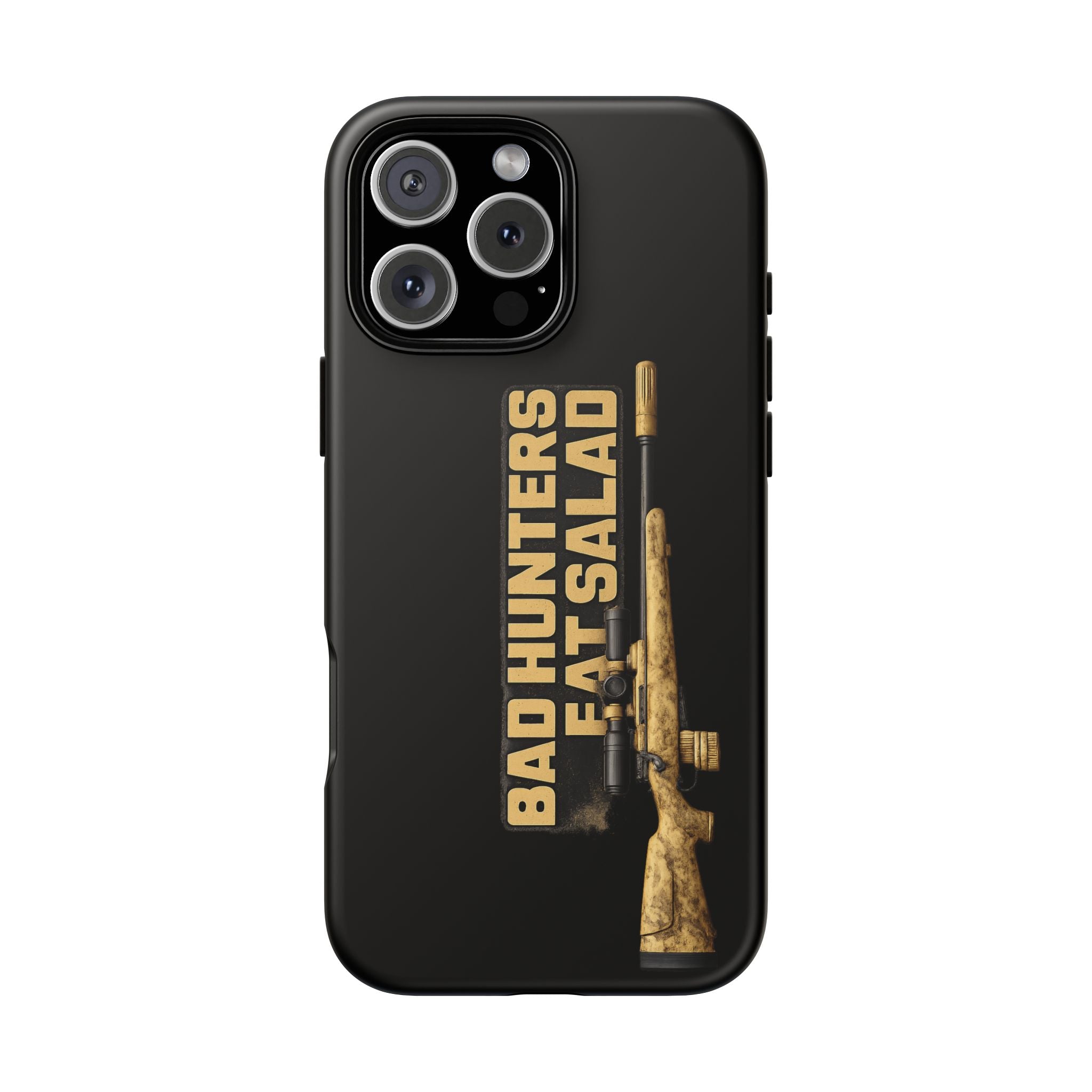 "Bad Hunters Eat Salad" Rifle Graphic Rugged Protective Cover
