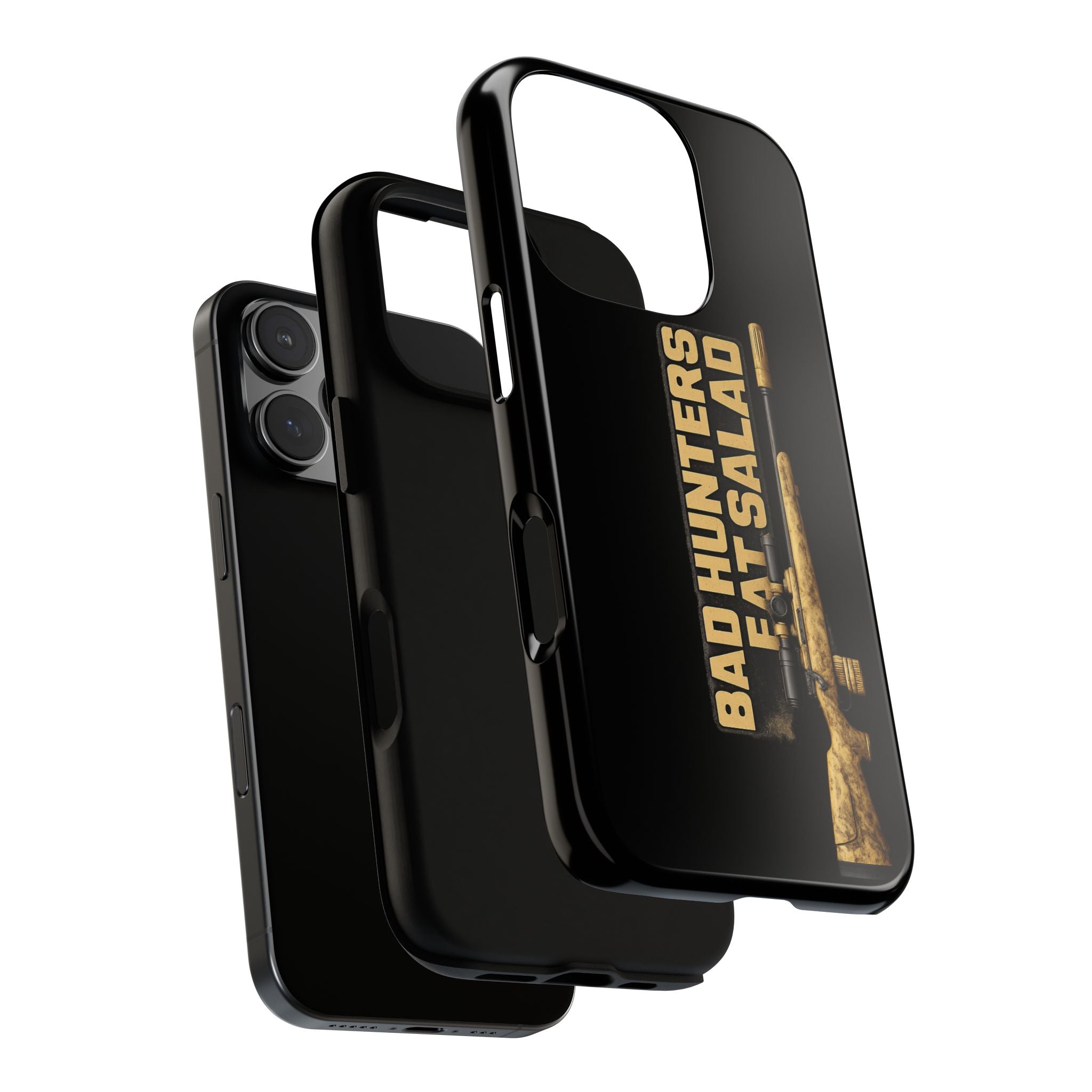"Bad Hunters Eat Salad" Rifle Graphic Rugged Protective Cover