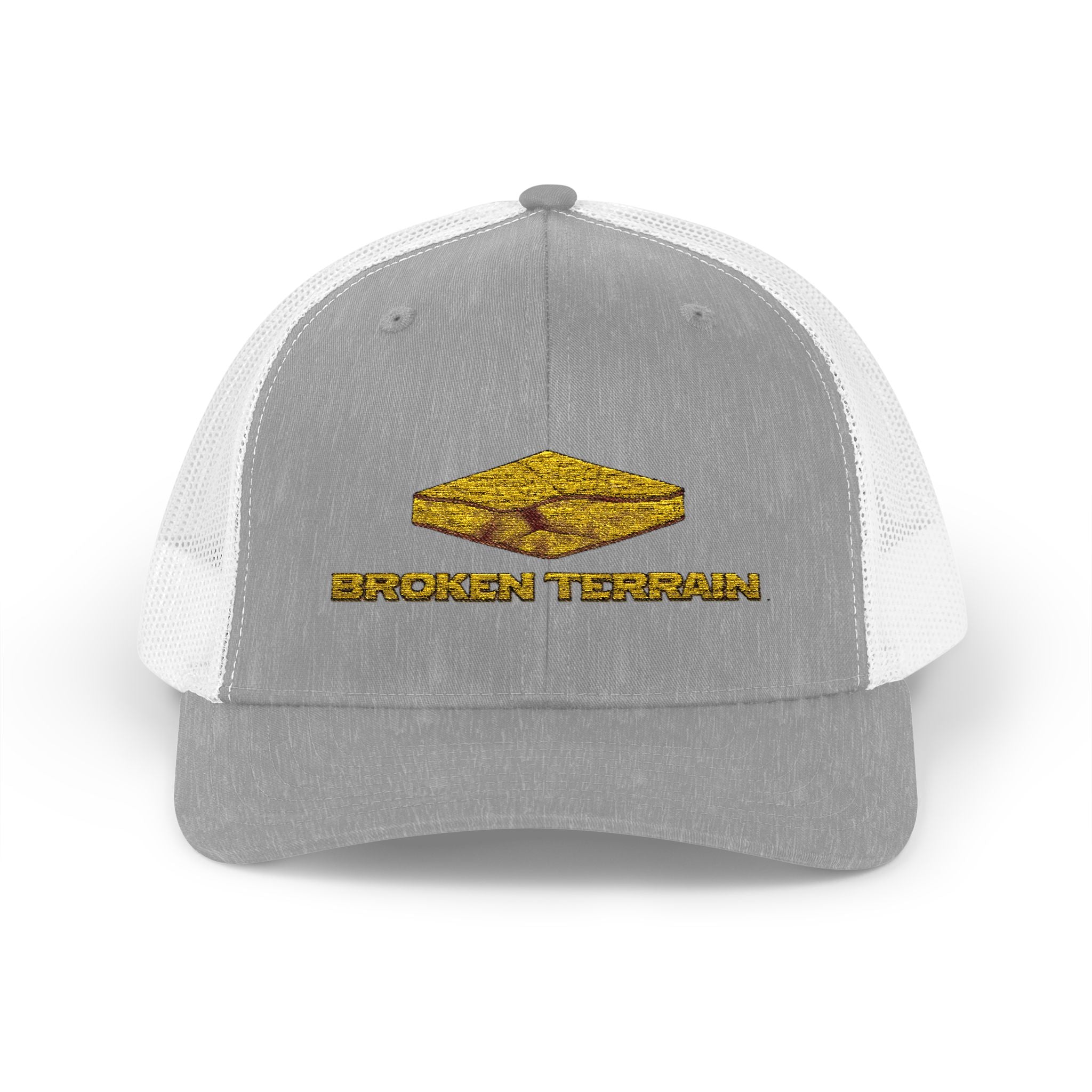 Trucker Hat — Gold Foil Brown Town Logo Snapback