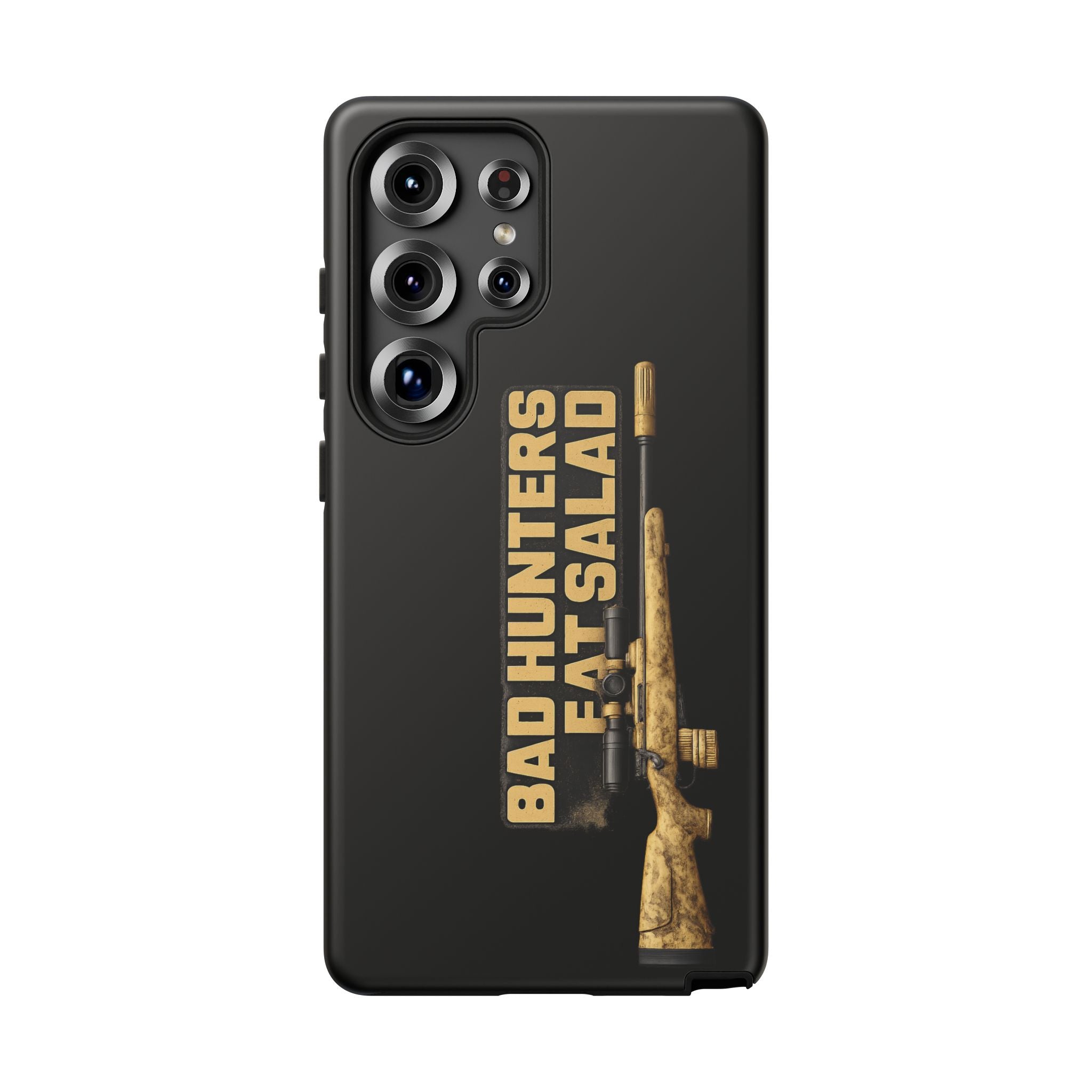 "Bad Hunters Eat Salad" Rifle Graphic Rugged Protective Cover
