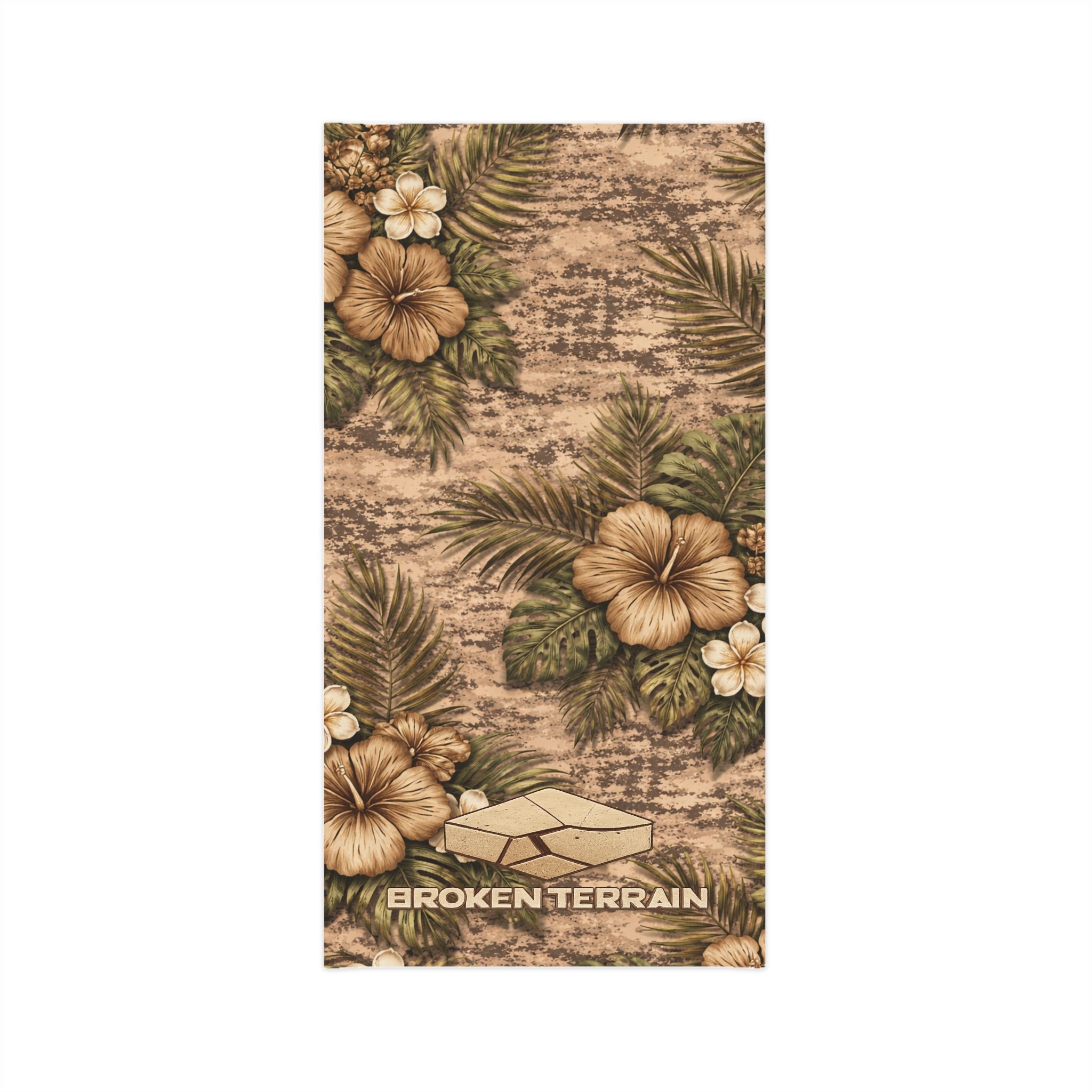 Tropical Hibiscus Camo Neck Gator