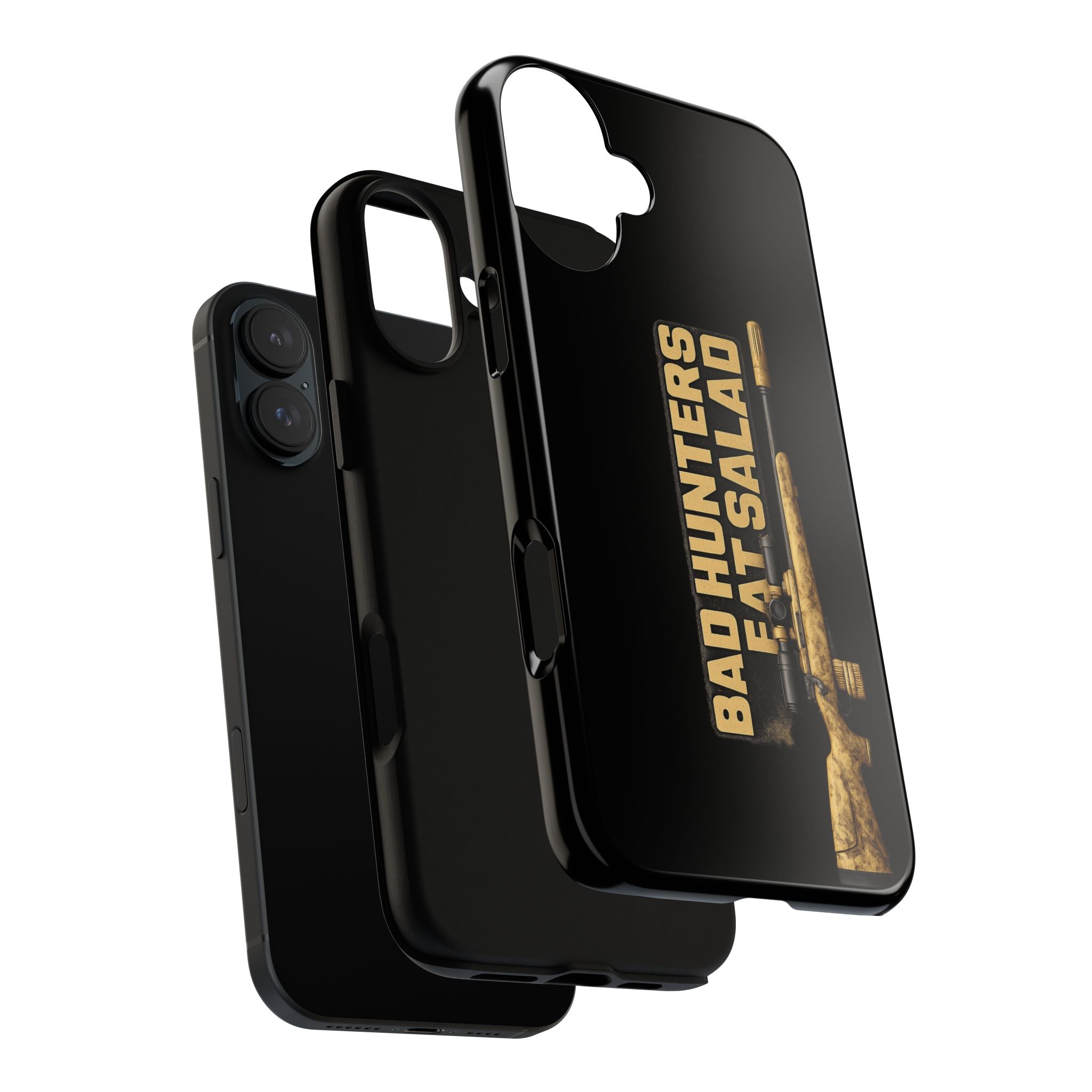 "Bad Hunters Eat Salad" Rifle Graphic Rugged Protective Cover