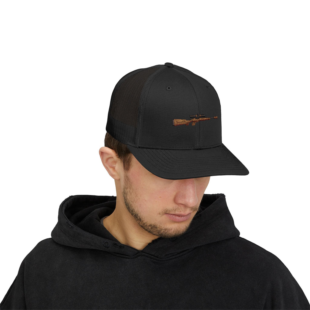 Rifle Silhouette Trucker Cap