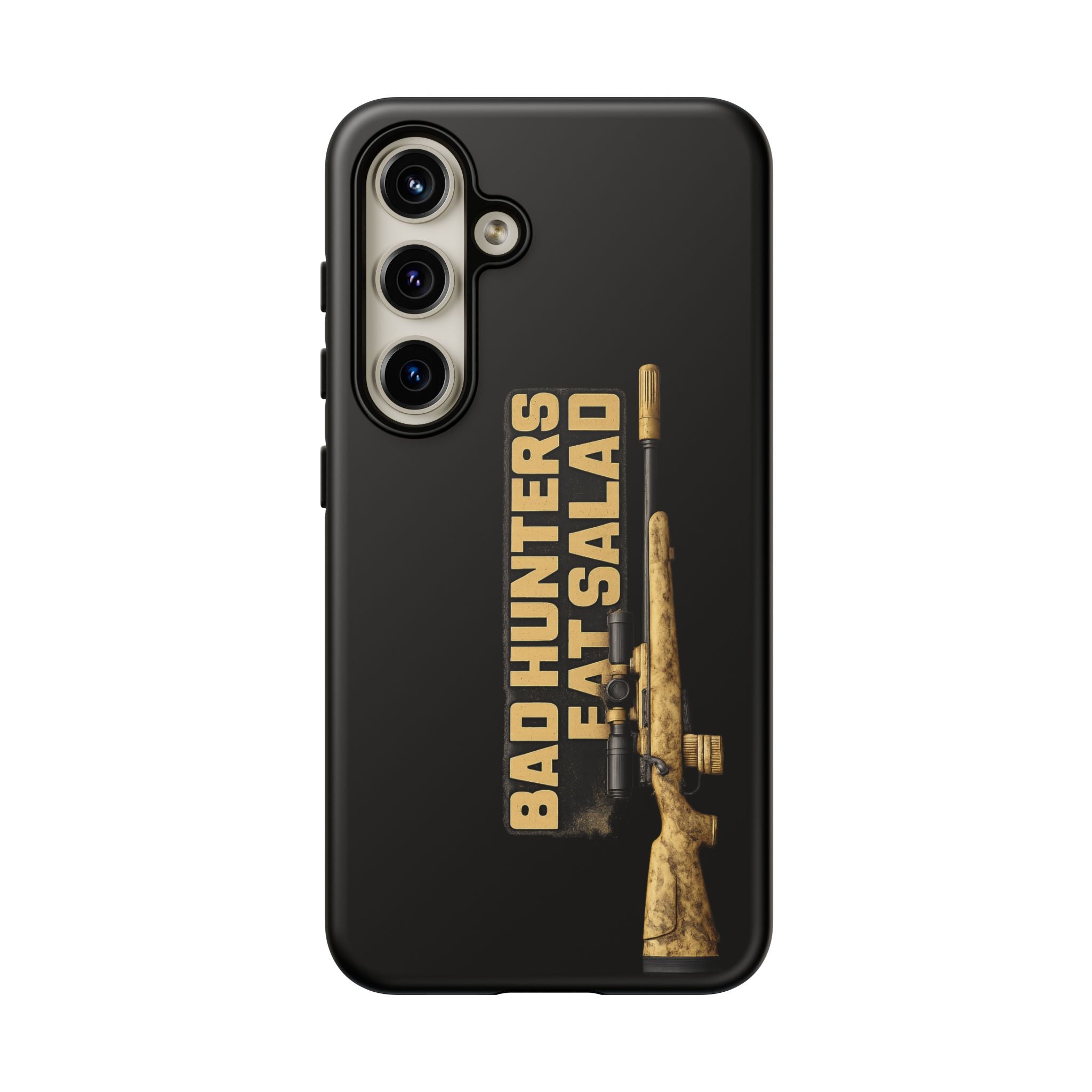 "Bad Hunters Eat Salad" Rifle Graphic Rugged Protective Cover