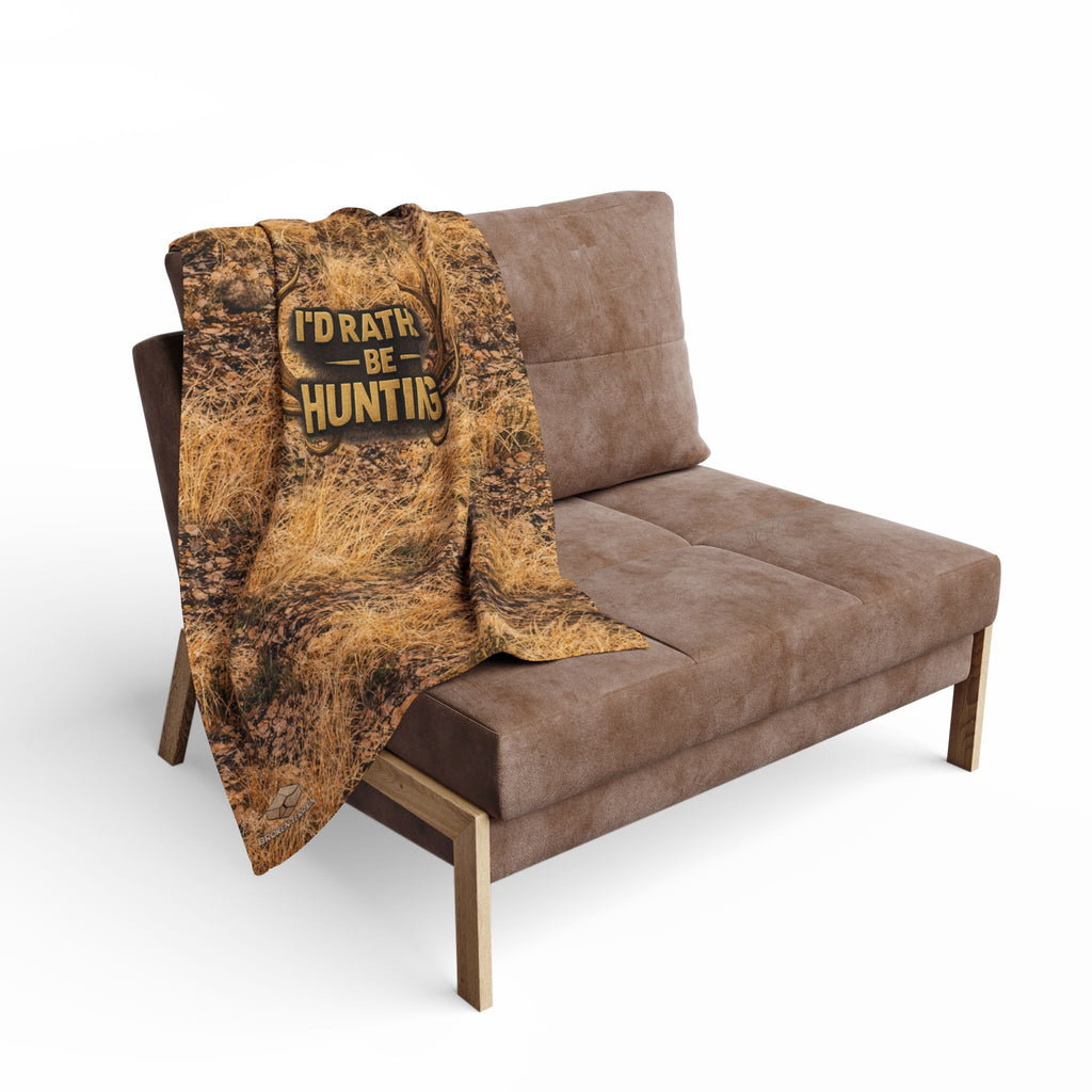 I'd Rather Be Hunting Arctic Fleece Blanket