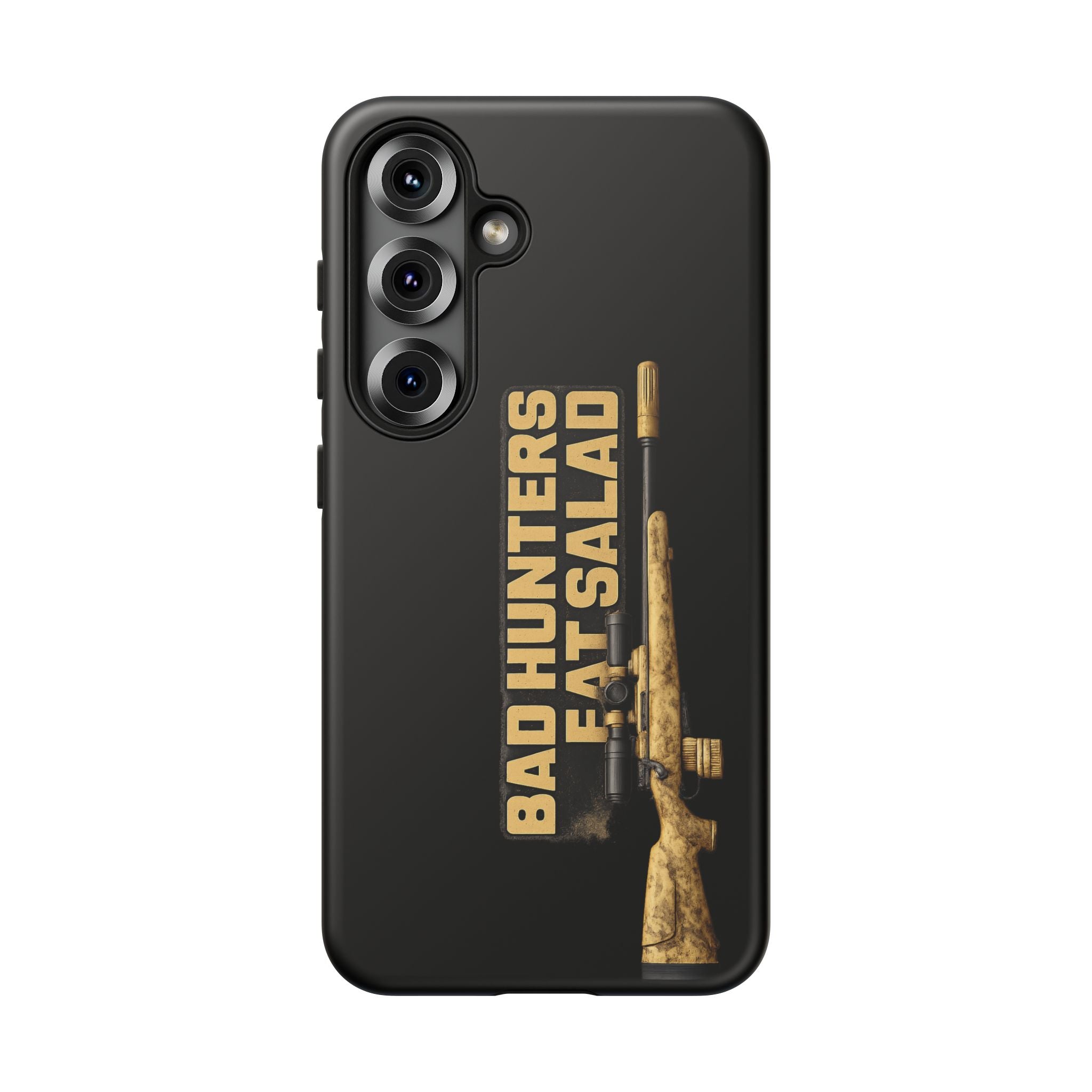 "Bad Hunters Eat Salad" Rifle Graphic Rugged Protective Cover