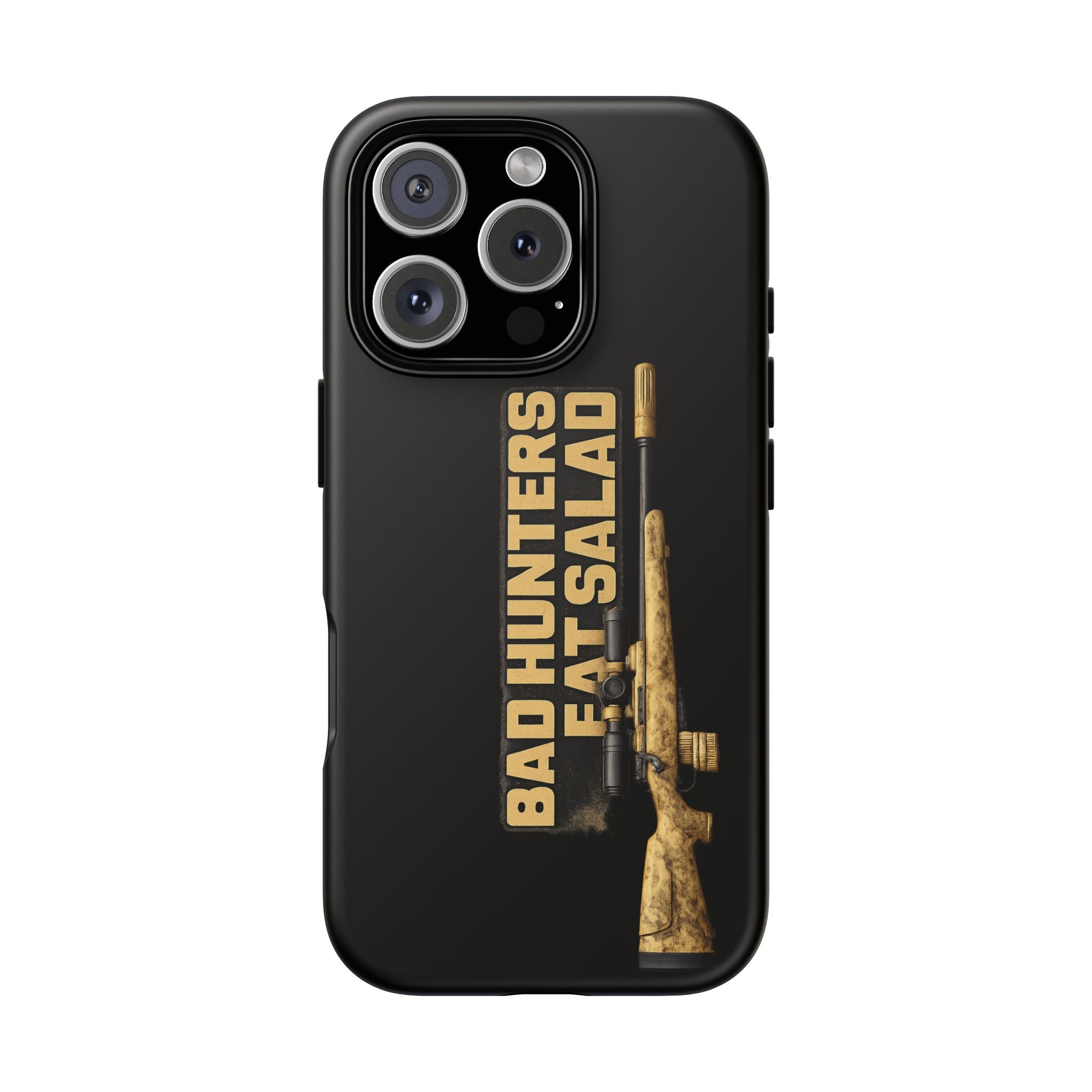 "Bad Hunters Eat Salad" Rifle Graphic Rugged Protective Cover