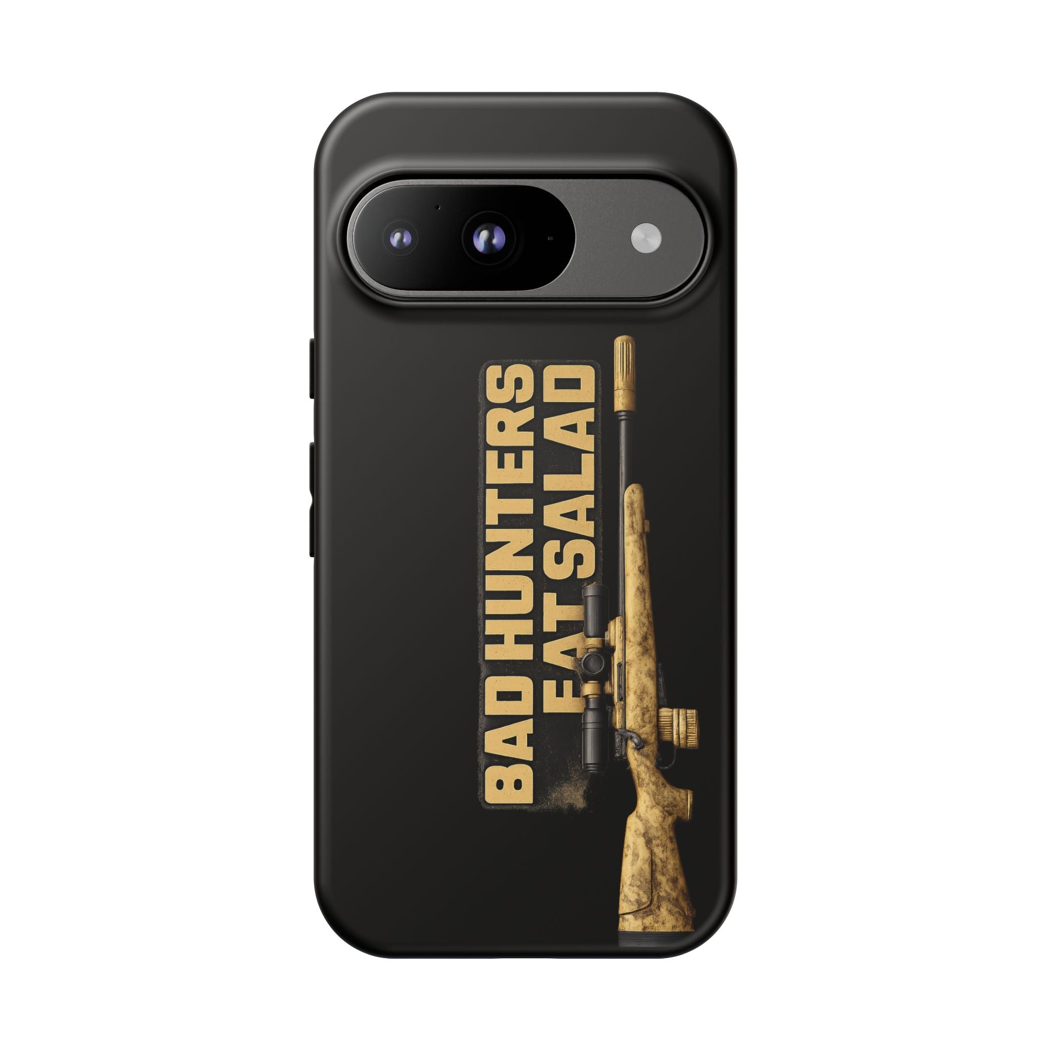 "Bad Hunters Eat Salad" Rifle Graphic Rugged Protective Cover
