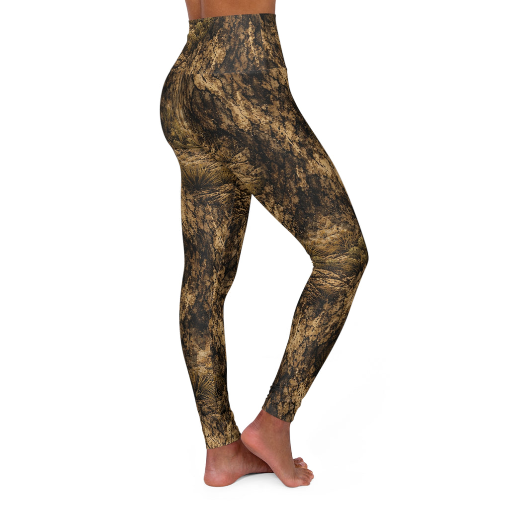 High-Waist AZ Woodland Yoga pants