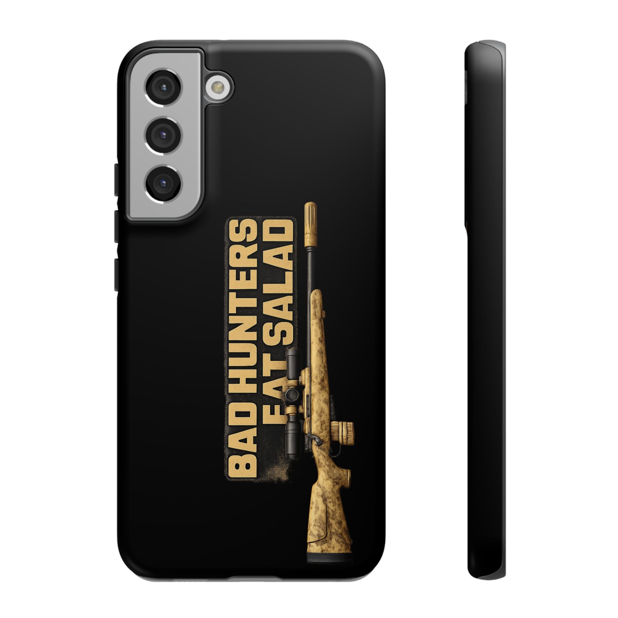 "Bad Hunters Eat Salad" Rifle Graphic Rugged Protective Cover