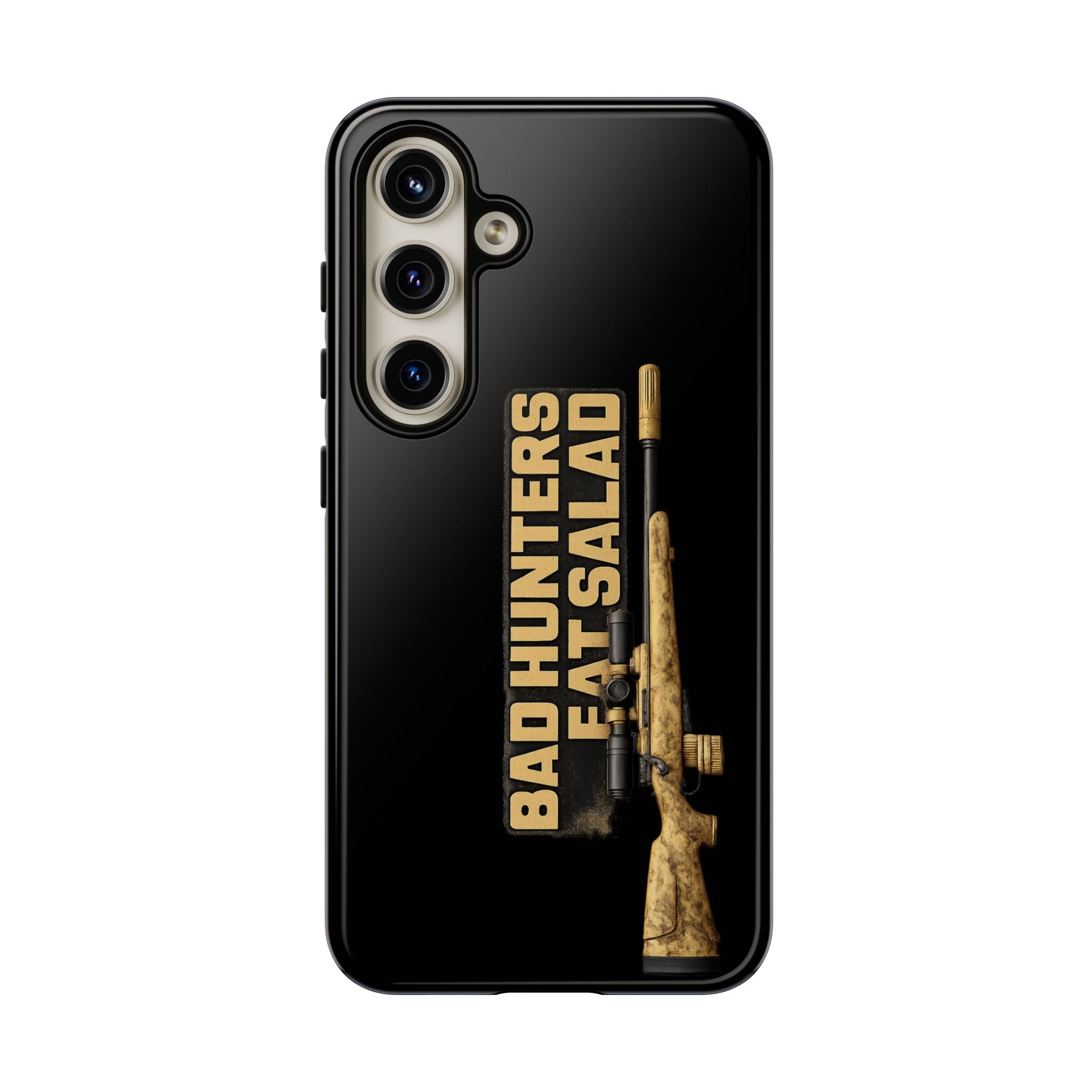 "Bad Hunters Eat Salad" Rifle Graphic Rugged Protective Cover