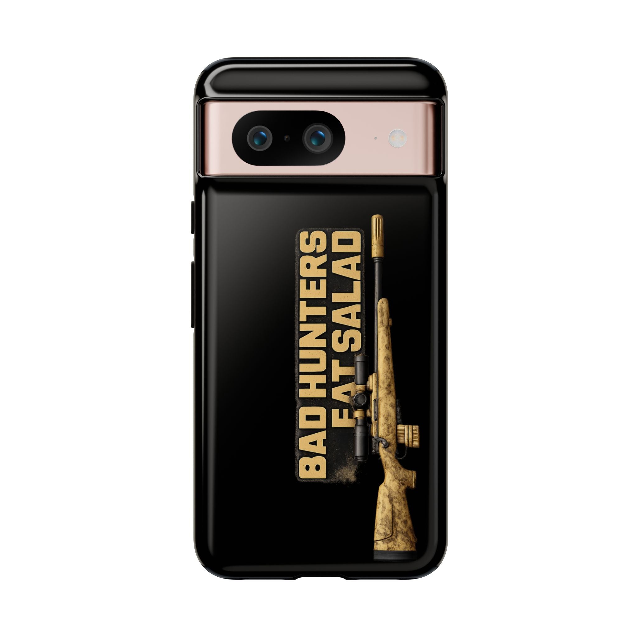 "Bad Hunters Eat Salad" Rifle Graphic Rugged Protective Cover