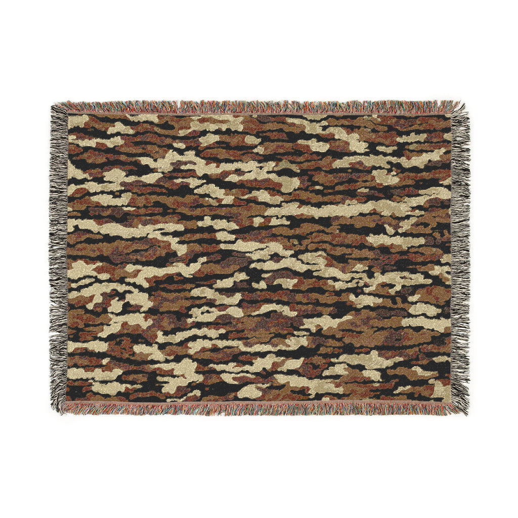 Camouflage Woven Blanket