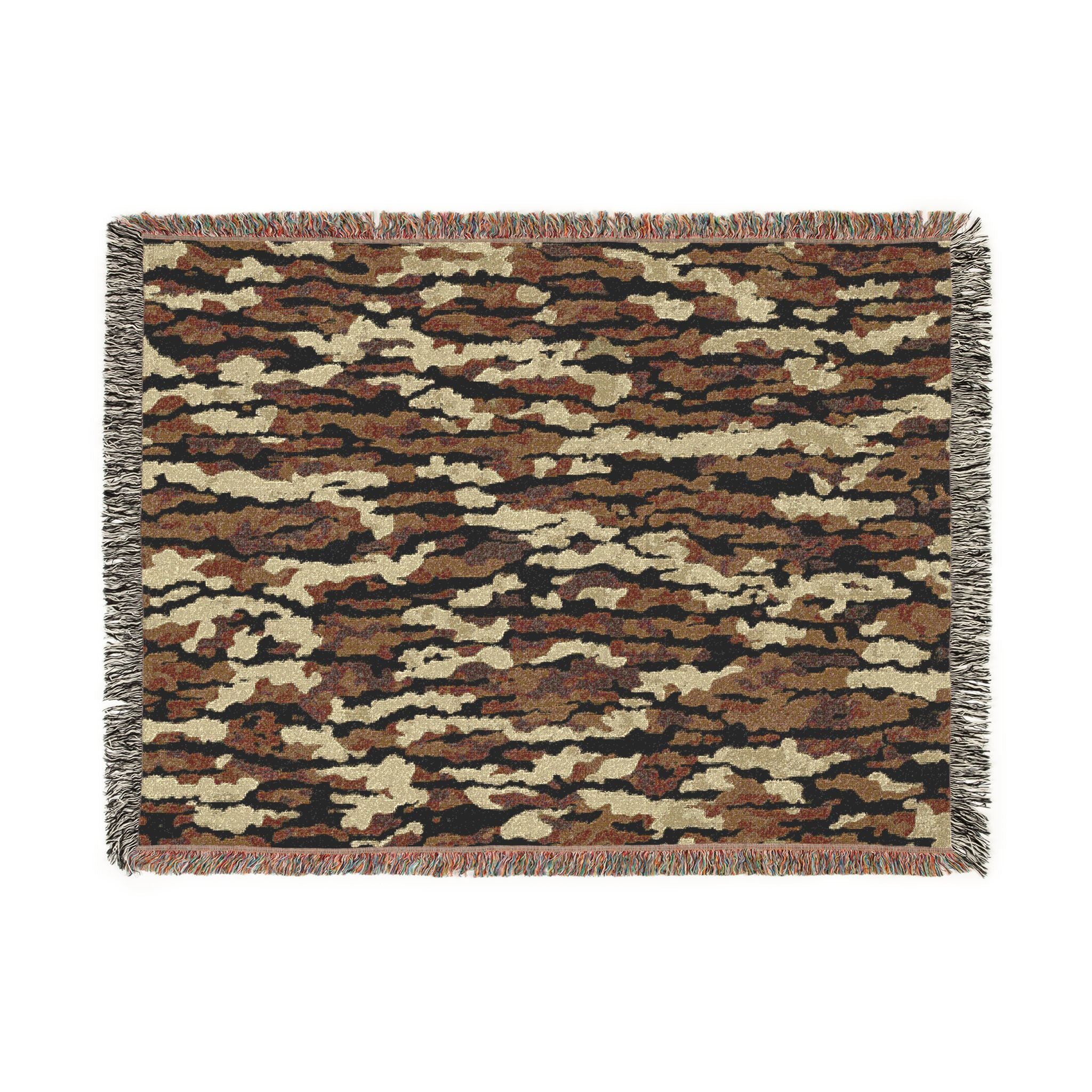 Camouflage Woven Blanket