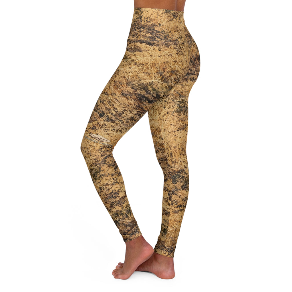 High-Waist Broken Desert Yoga pants