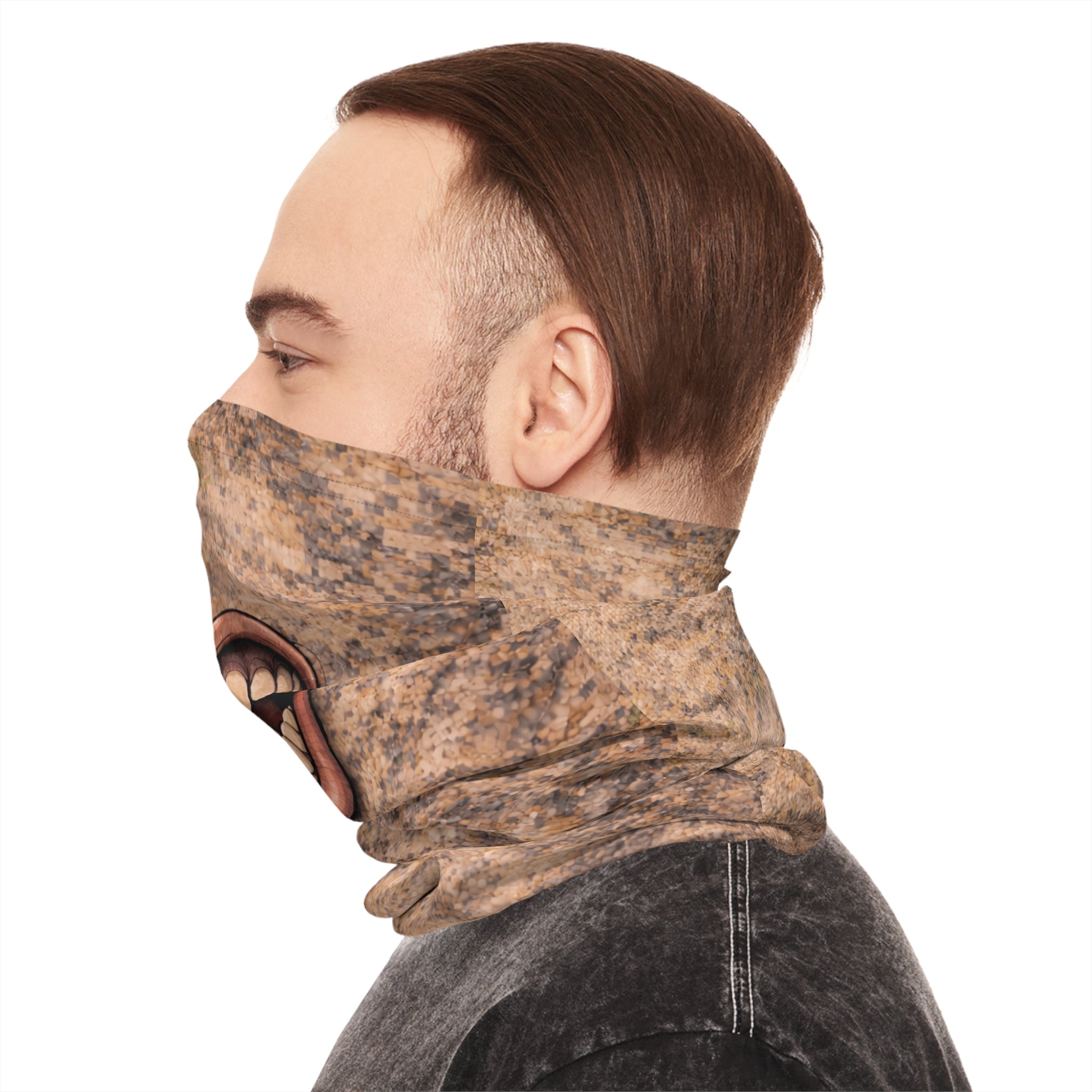 Cigar Smile Lightweight Neck Gaiter — Broken Terrain Outdoor Face Covering