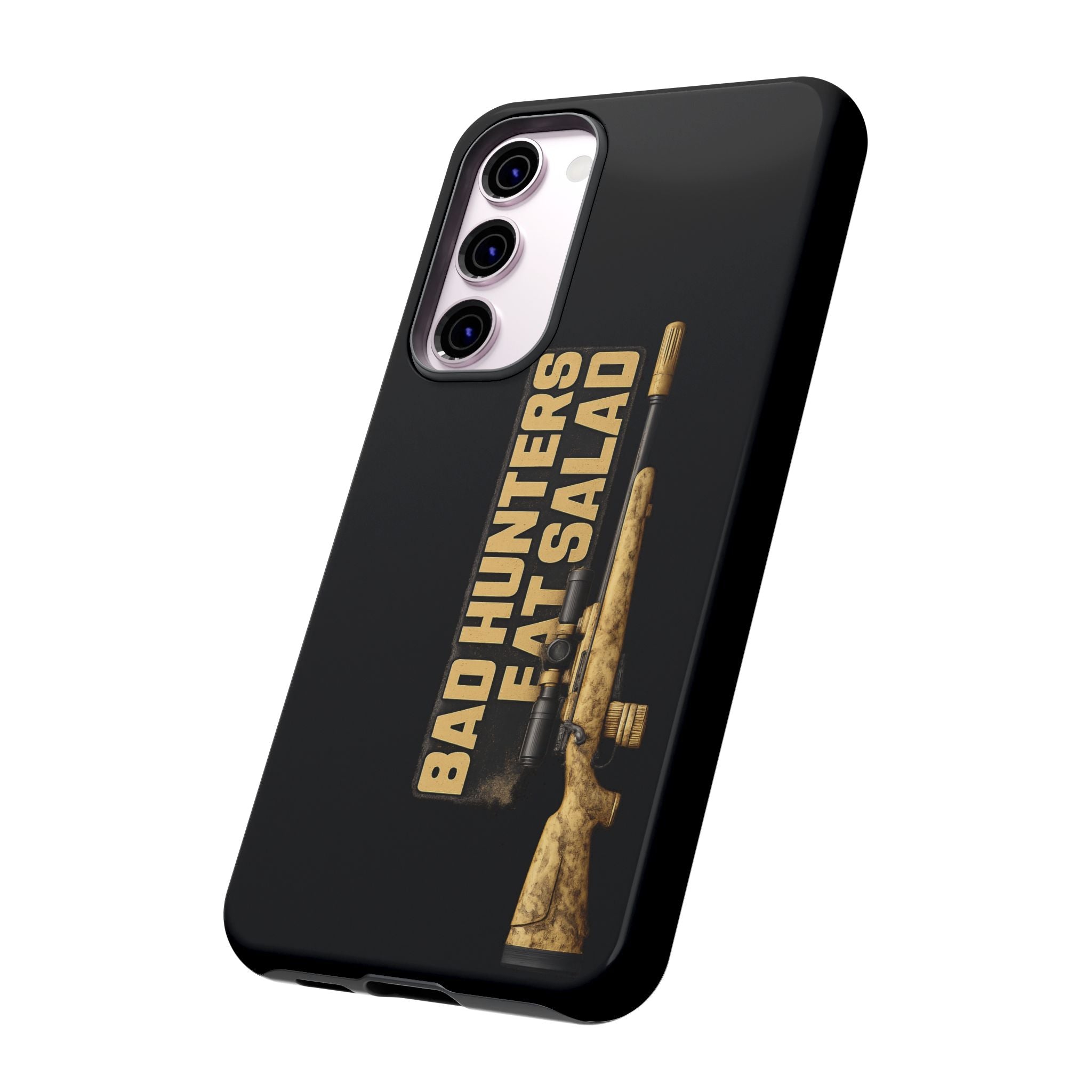 "Bad Hunters Eat Salad" Rifle Graphic Rugged Protective Cover