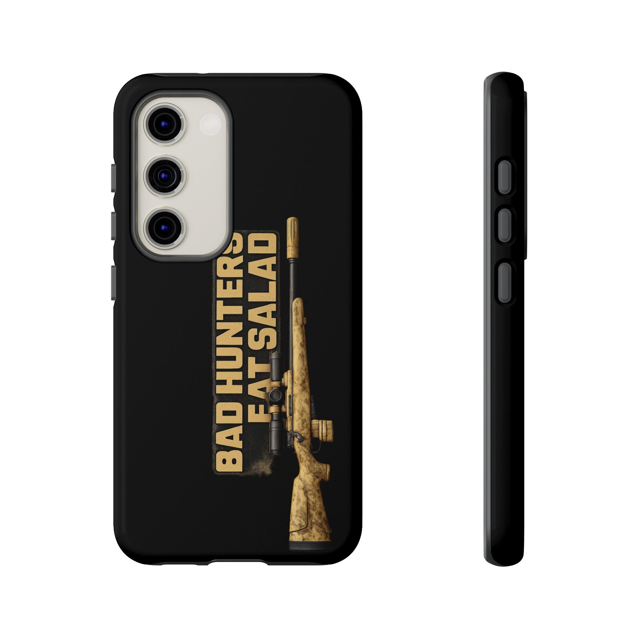 "Bad Hunters Eat Salad" Rifle Graphic Rugged Protective Cover