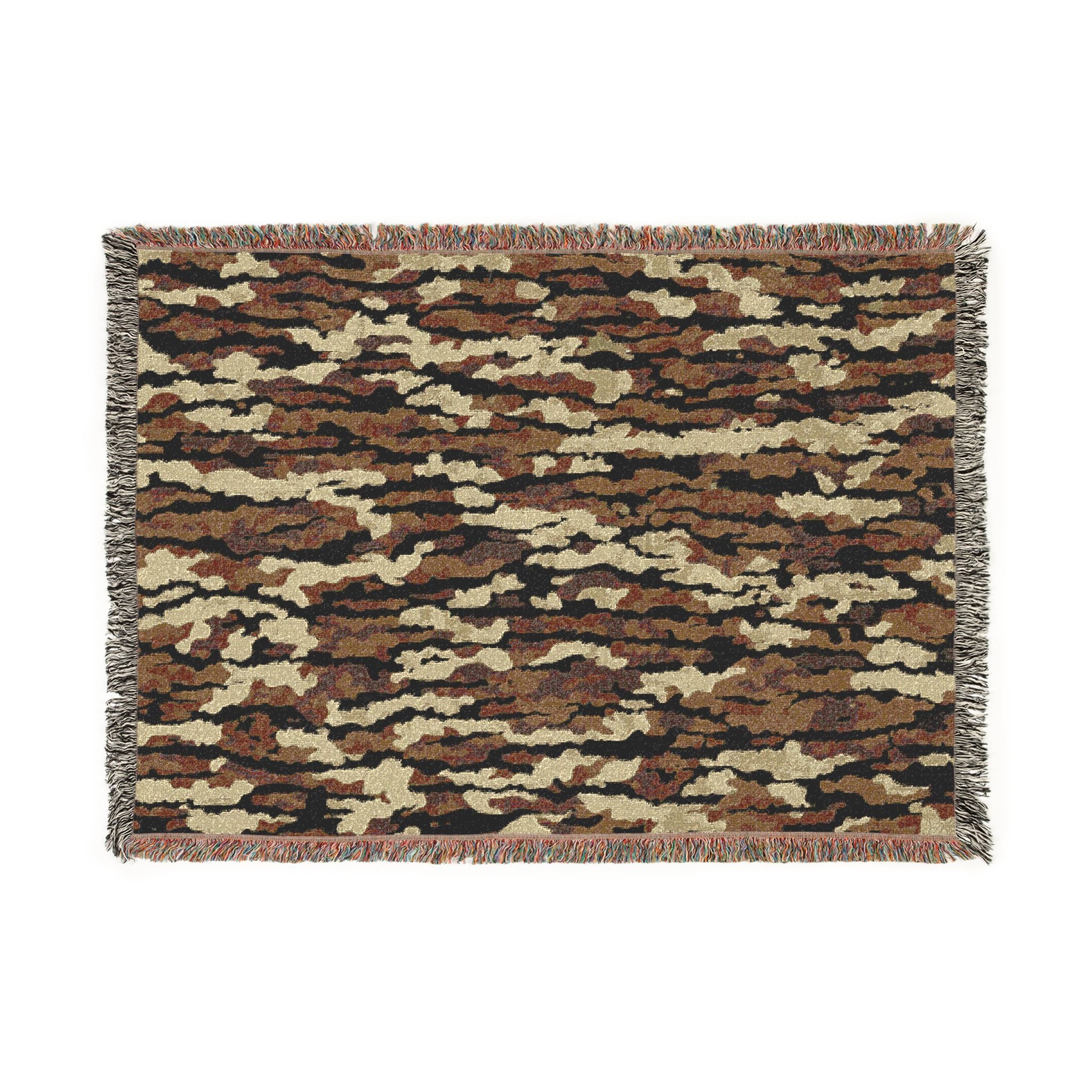 Camouflage Woven Blanket