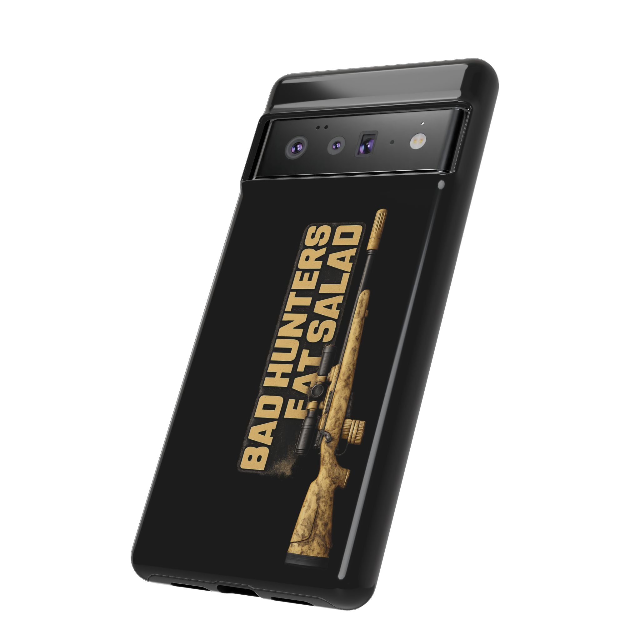 "Bad Hunters Eat Salad" Rifle Graphic Rugged Protective Cover