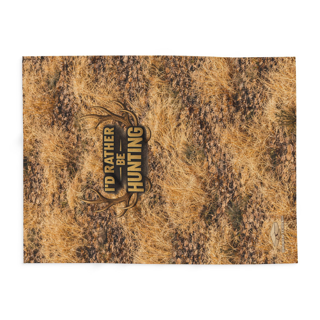 I'd Rather Be Hunting Arctic Fleece Blanket