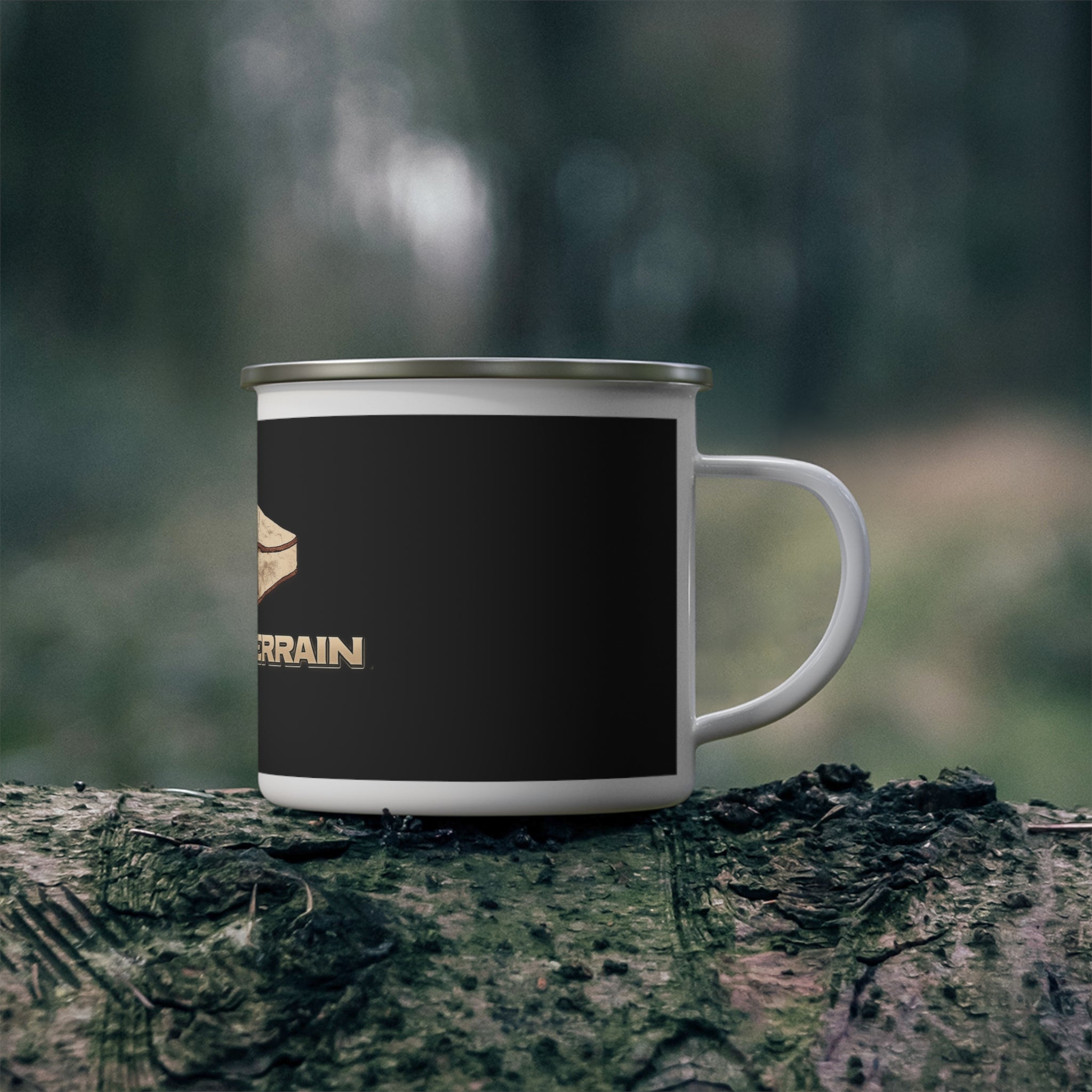 'Broken Terrain' Camping Coffee Cup