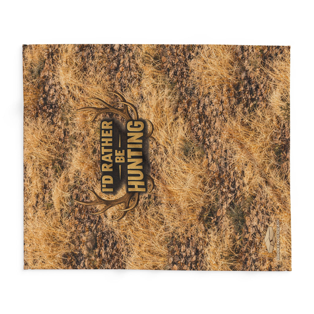 I'd Rather Be Hunting Arctic Fleece Blanket