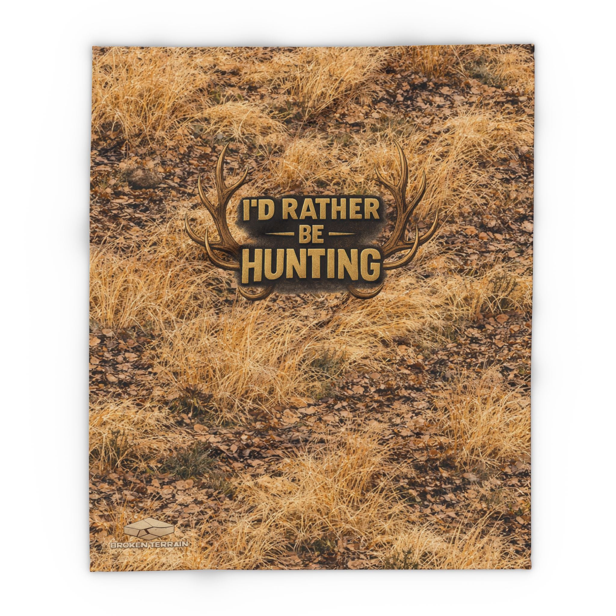 I'd Rather Be Hunting Arctic Fleece Blanket