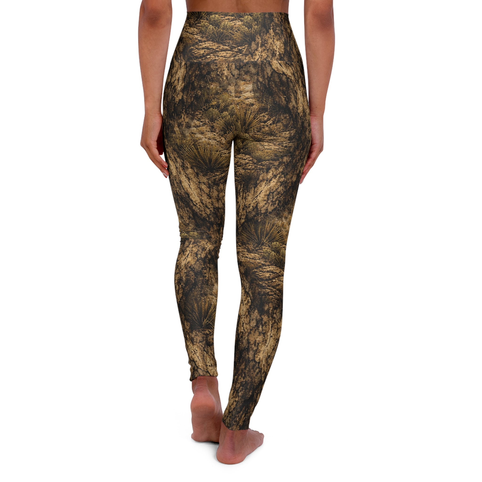 High-Waist AZ Woodland Yoga pants