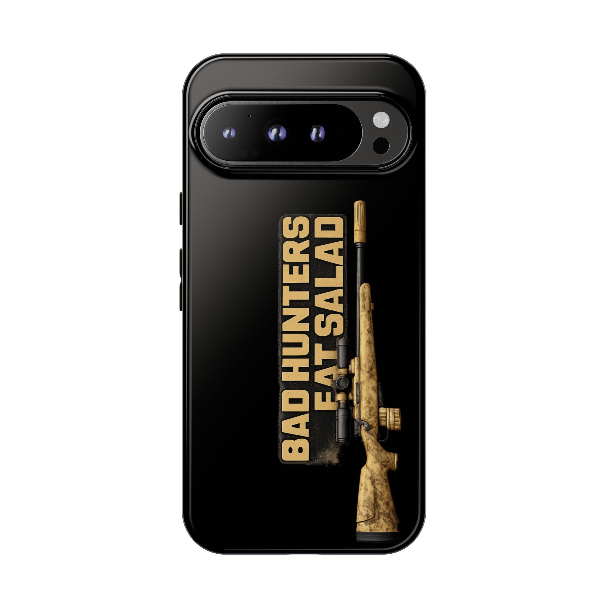 "Bad Hunters Eat Salad" Rifle Graphic Rugged Protective Cover