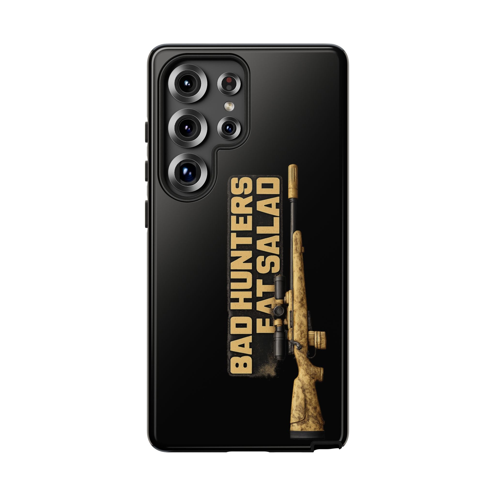 "Bad Hunters Eat Salad" Rifle Graphic Rugged Protective Cover