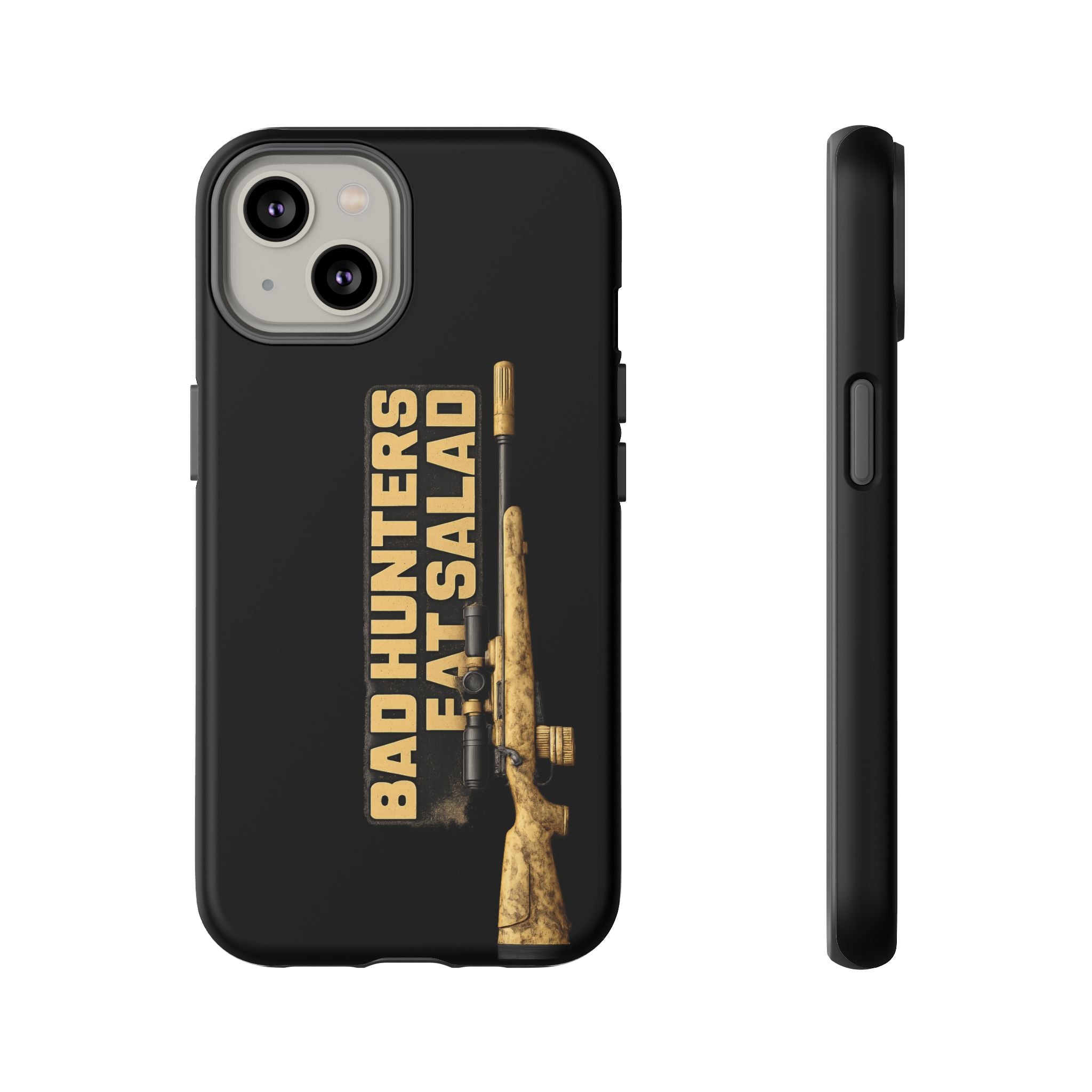 "Bad Hunters Eat Salad" Rifle Graphic Rugged Protective Cover