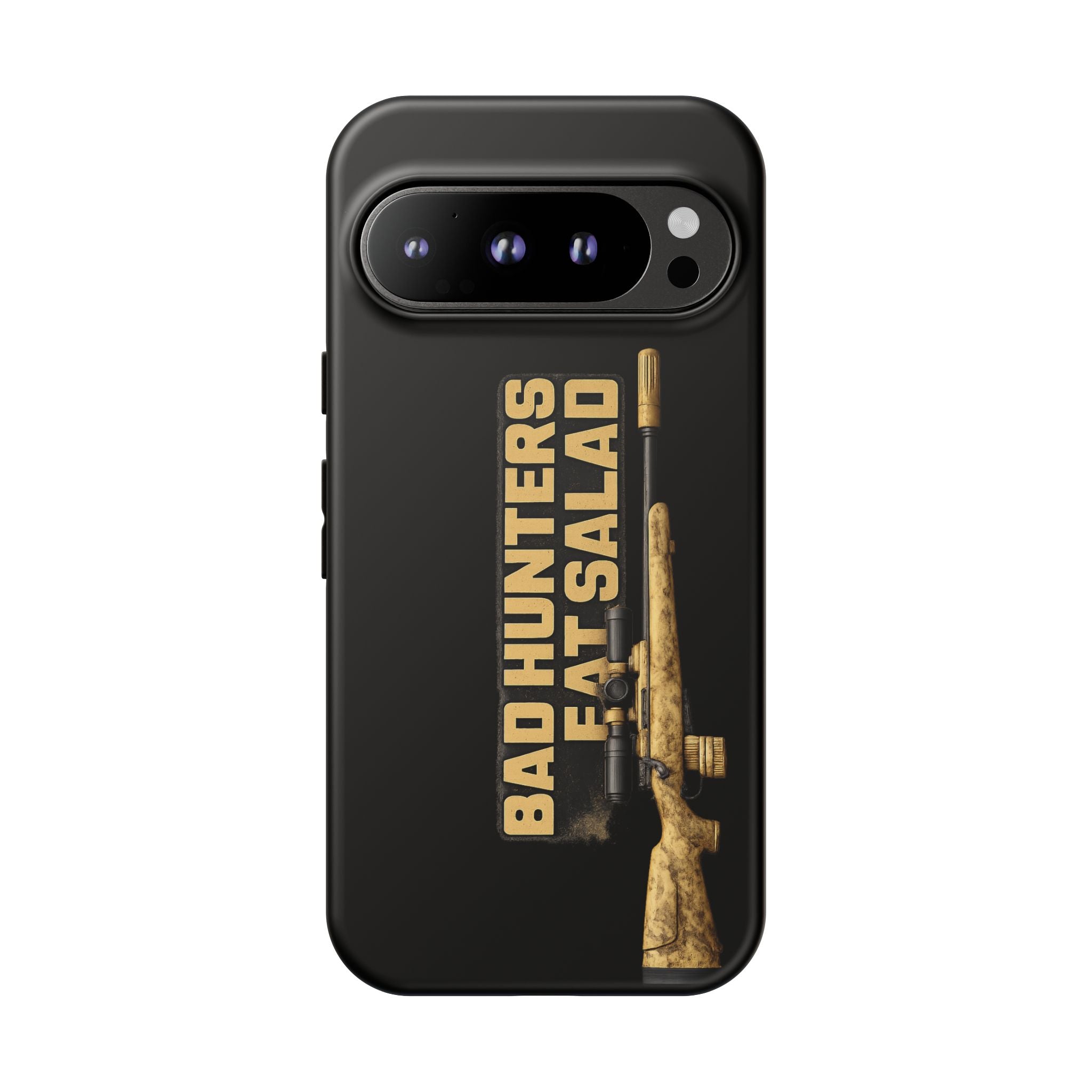 "Bad Hunters Eat Salad" Rifle Graphic Rugged Protective Cover
