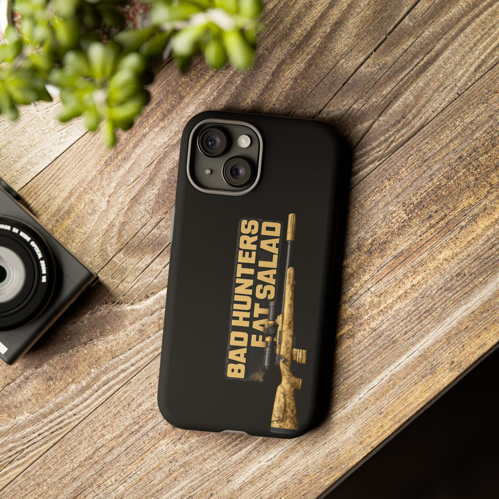 "Bad Hunters Eat Salad" Rifle Graphic Rugged Protective Cover
