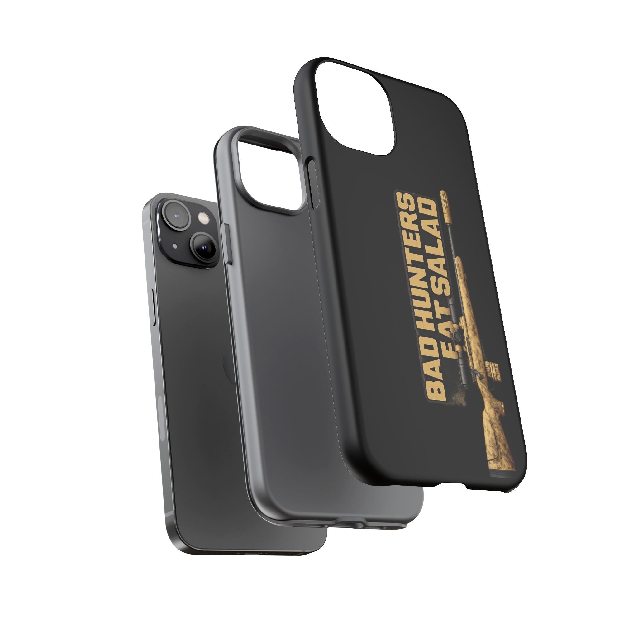 "Bad Hunters Eat Salad" Rifle Graphic Rugged Protective Cover