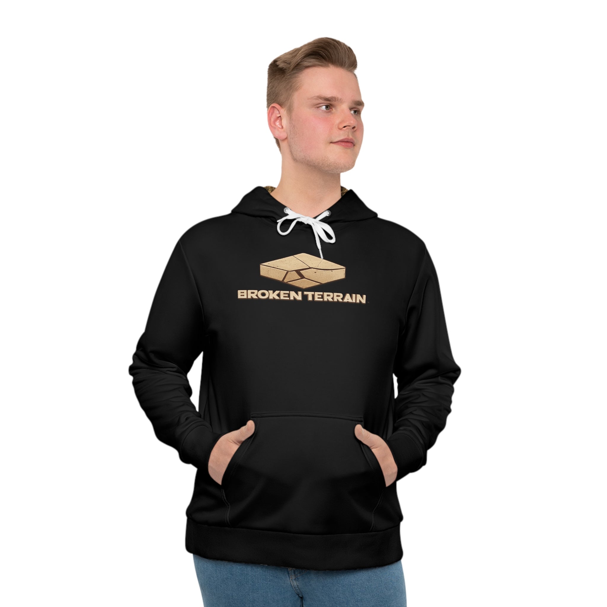 Psalm 144:1 Hoodie — "Blessed Be The Lord, My Rock" Christian Fishing & Hunting Sweatshirt