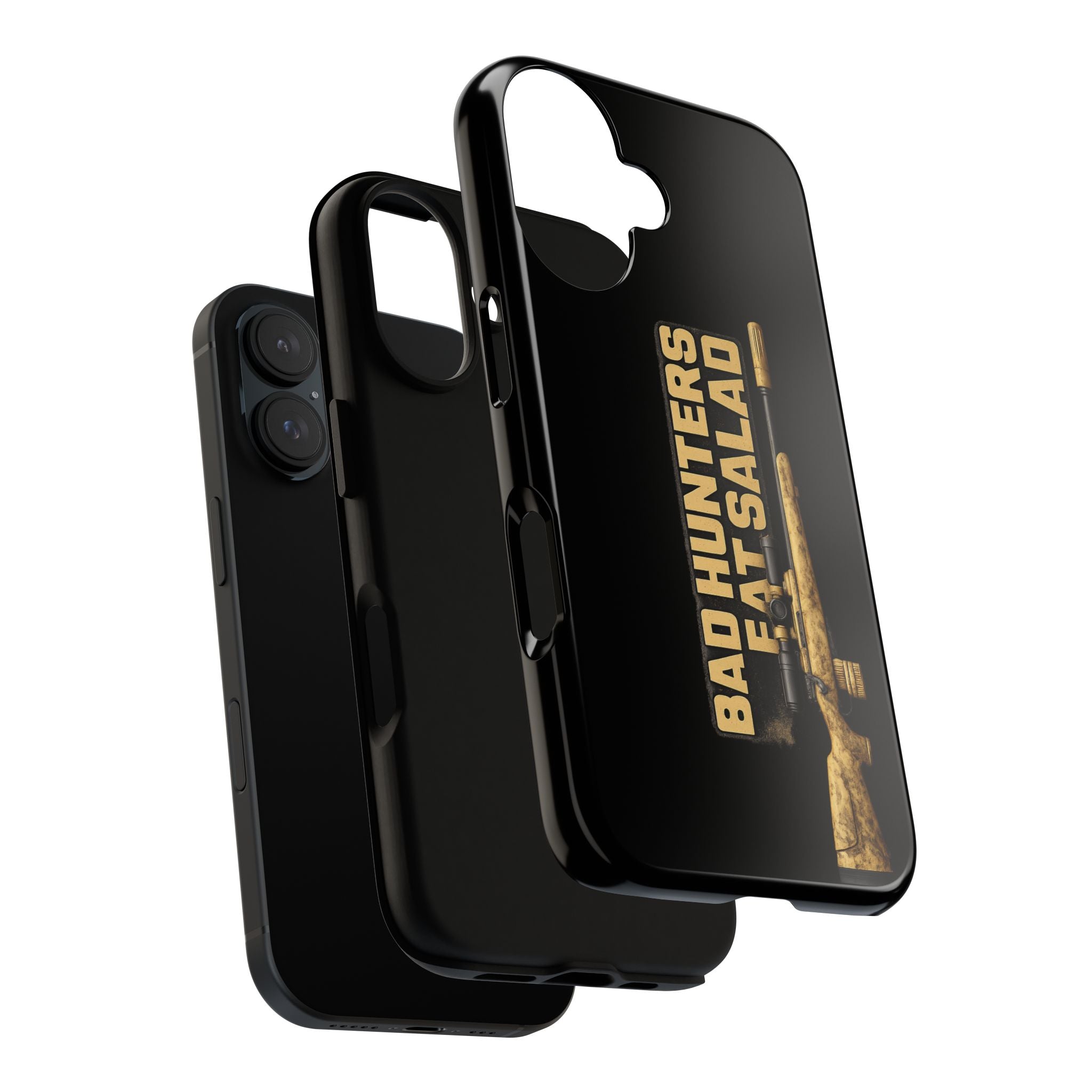 "Bad Hunters Eat Salad" Rifle Graphic Rugged Protective Cover