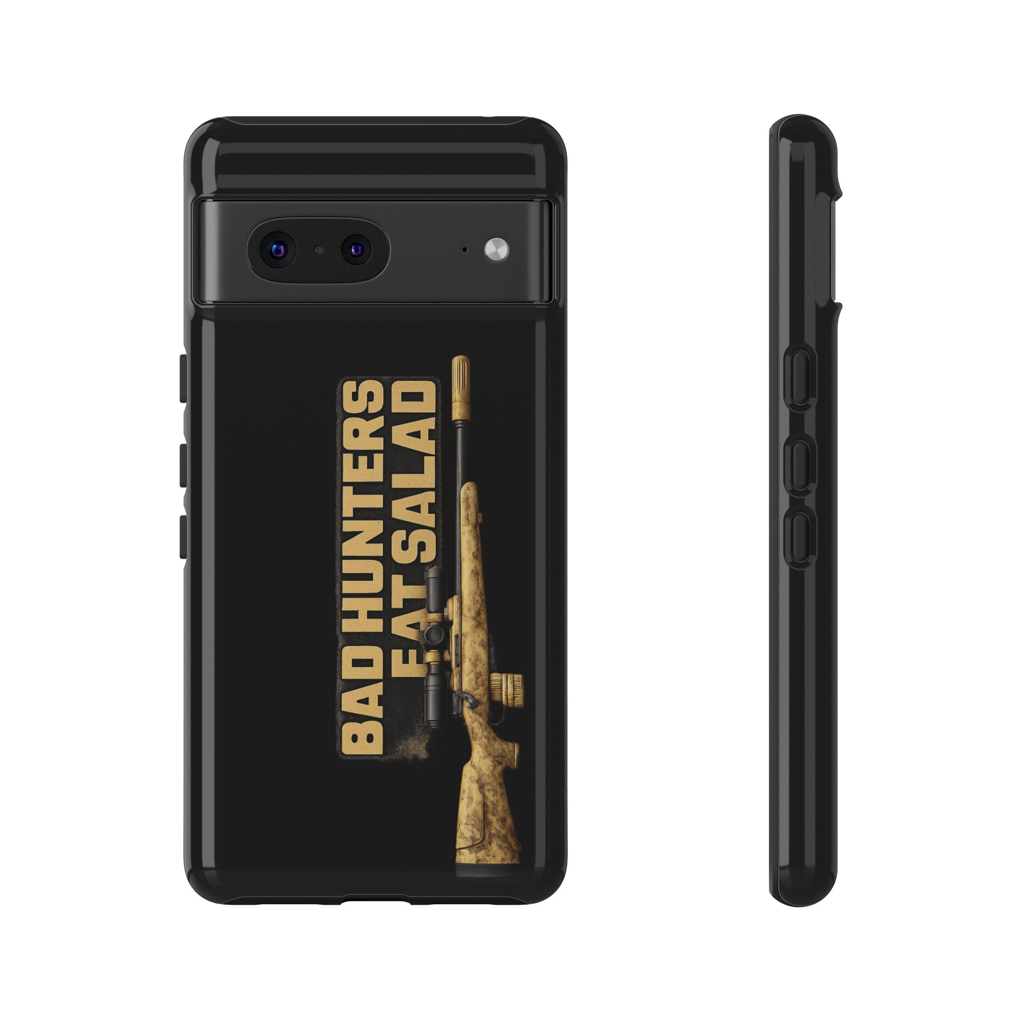 "Bad Hunters Eat Salad" Rifle Graphic Rugged Protective Cover