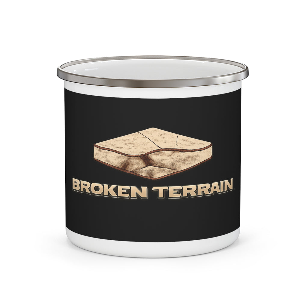 'Broken Terrain' Camping Coffee Cup