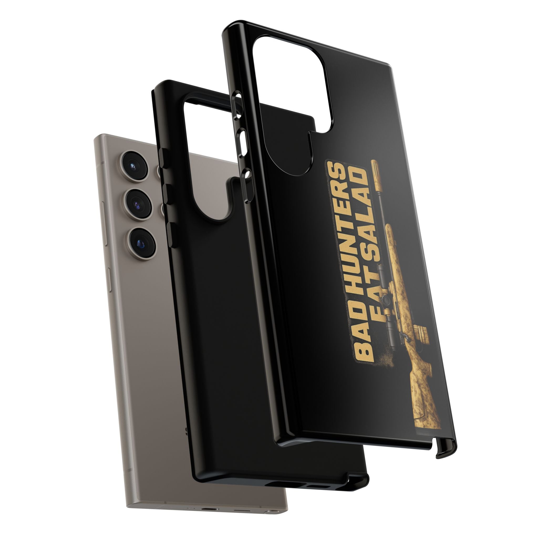 "Bad Hunters Eat Salad" Rifle Graphic Rugged Protective Cover