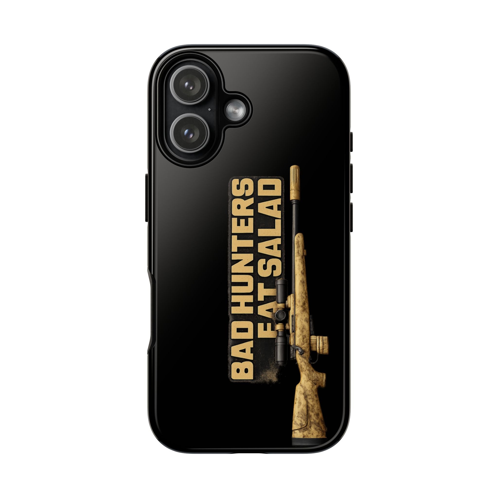 "Bad Hunters Eat Salad" Rifle Graphic Rugged Protective Cover